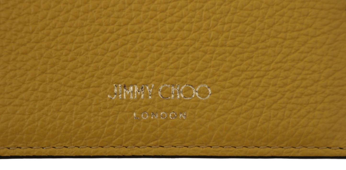 Jimmy Choo Sunshine Yellow Leather Card Holder - Ora And Co.