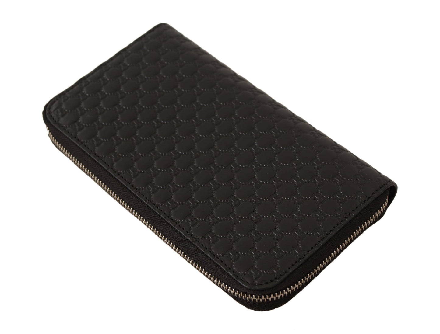 Gucci Elegant Black Leather Zip-Around Wallet - Ora And Co.