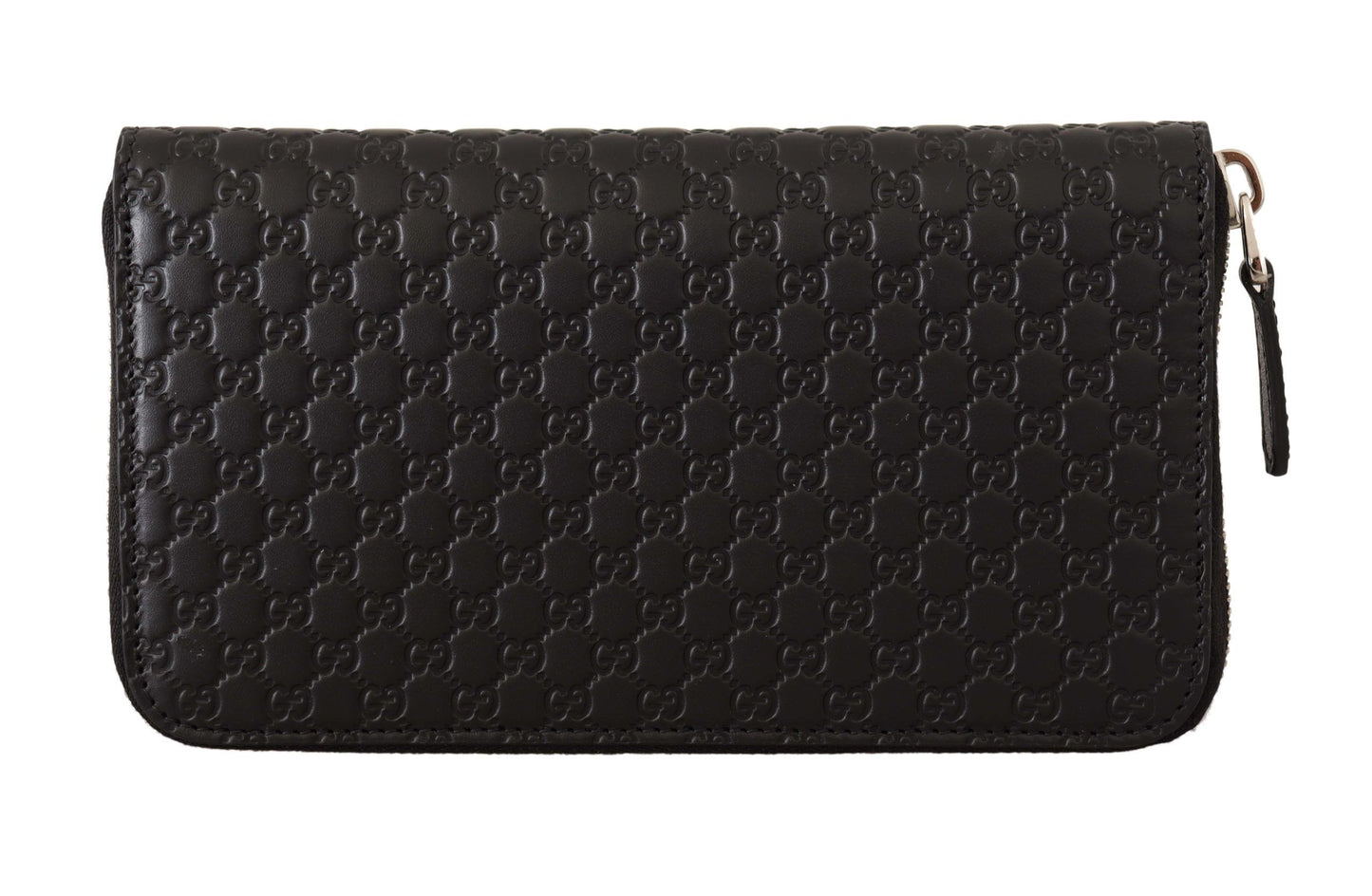 Gucci Elegant Black Leather Zip-Around Wallet - Ora And Co.