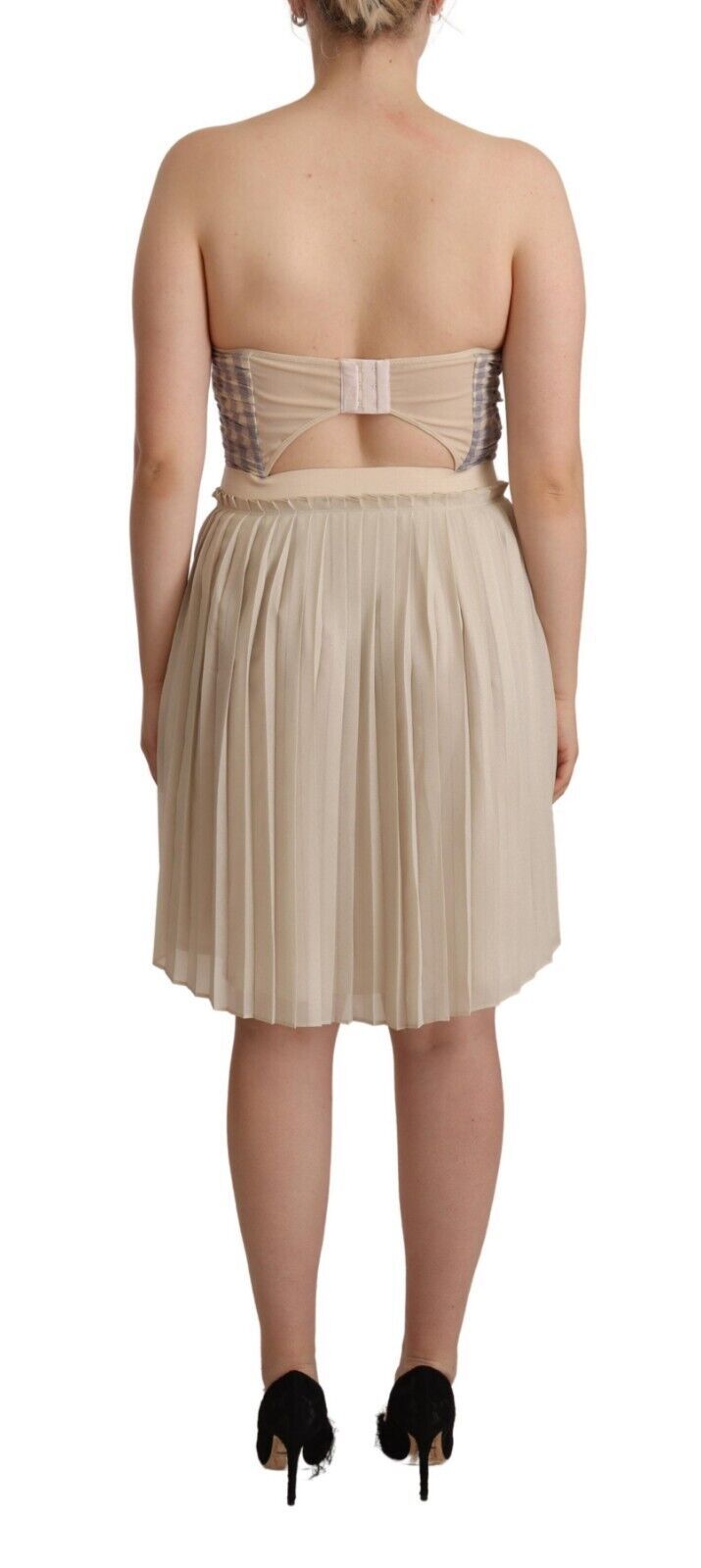 Guess Chic Beige Strapless A-Line Dress - Ora And Co.