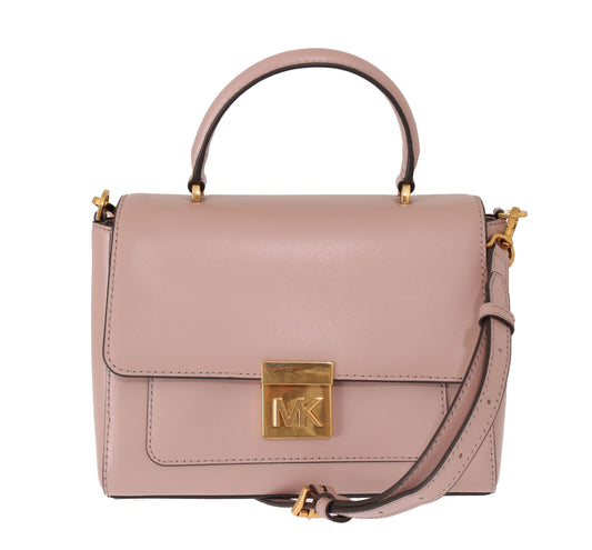 Michael Kors Elegant Pink Leather Mindy Shoulder Bag - Ora And Co.