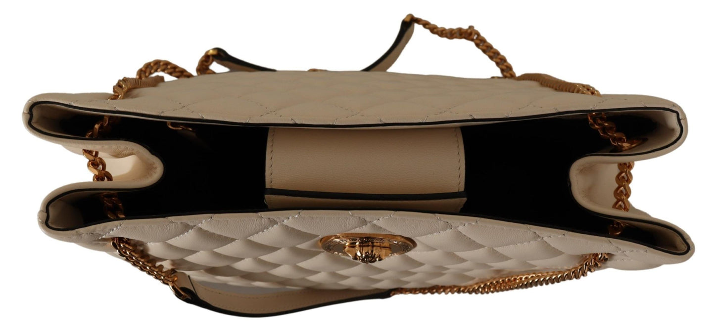 Versace Elegant Quilted Nappa Leather Tote - Ora And Co.