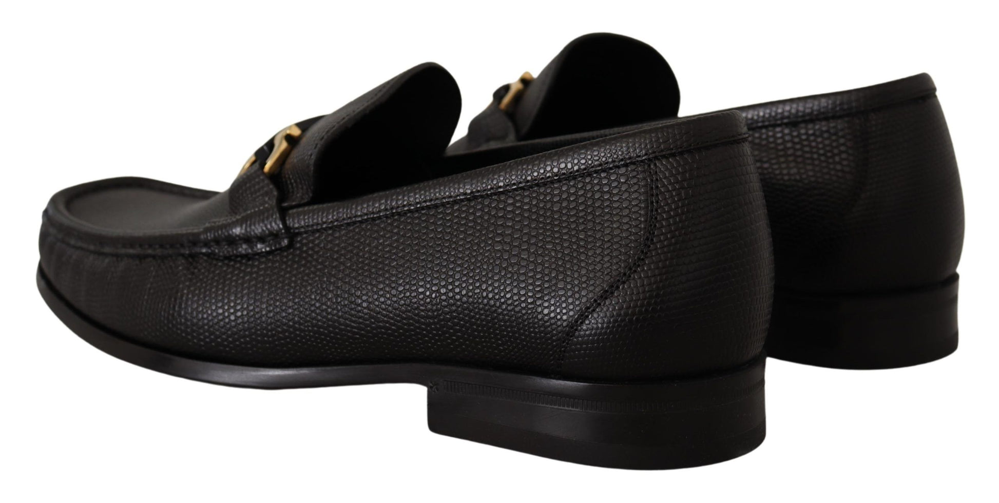 Salvatore Ferragamo Elegant Black Calf Leather Loafers - Ora And Co.