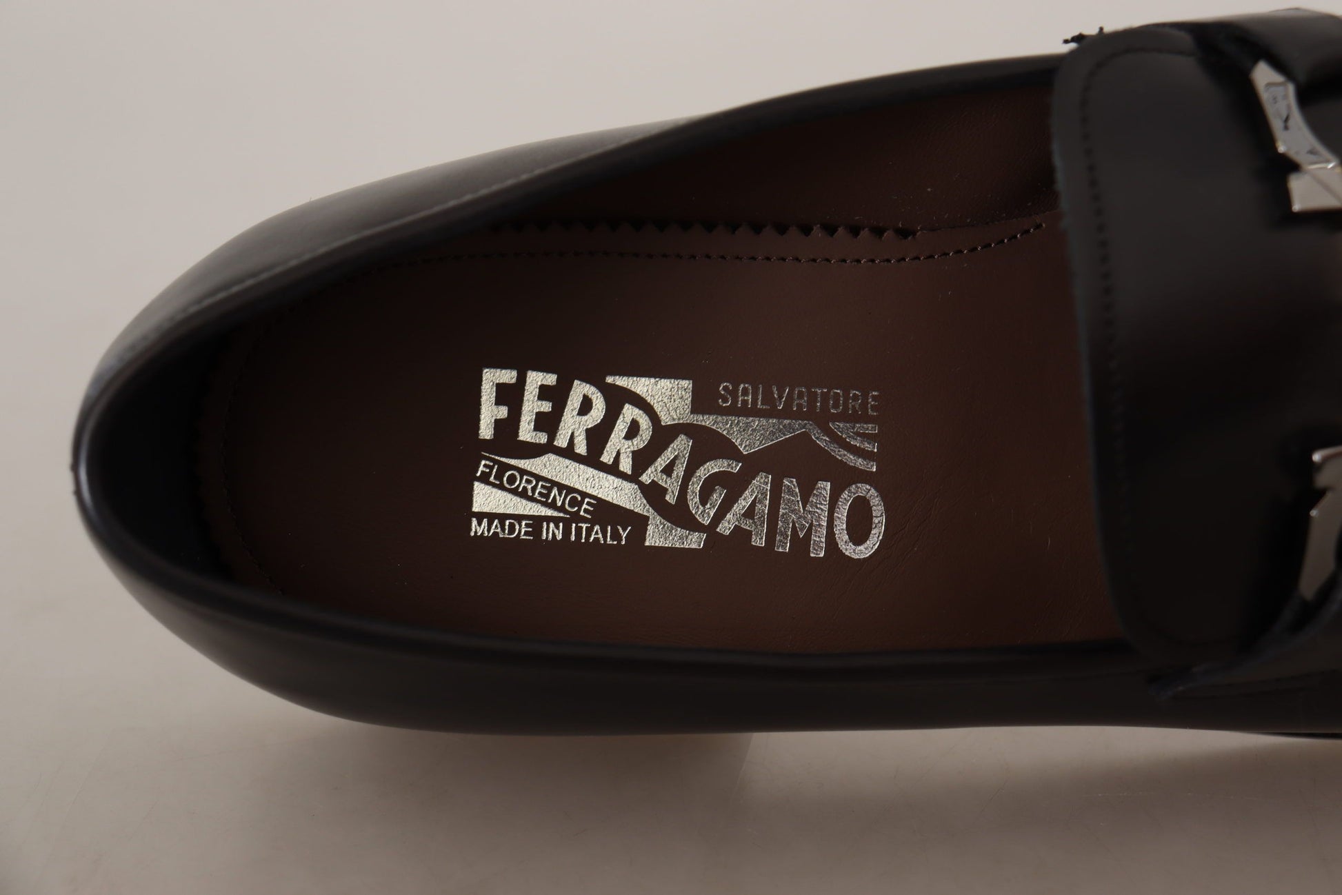 Salvatore Ferragamo Suave Black Leather Gancio Bit Loafers - Ora And Co.