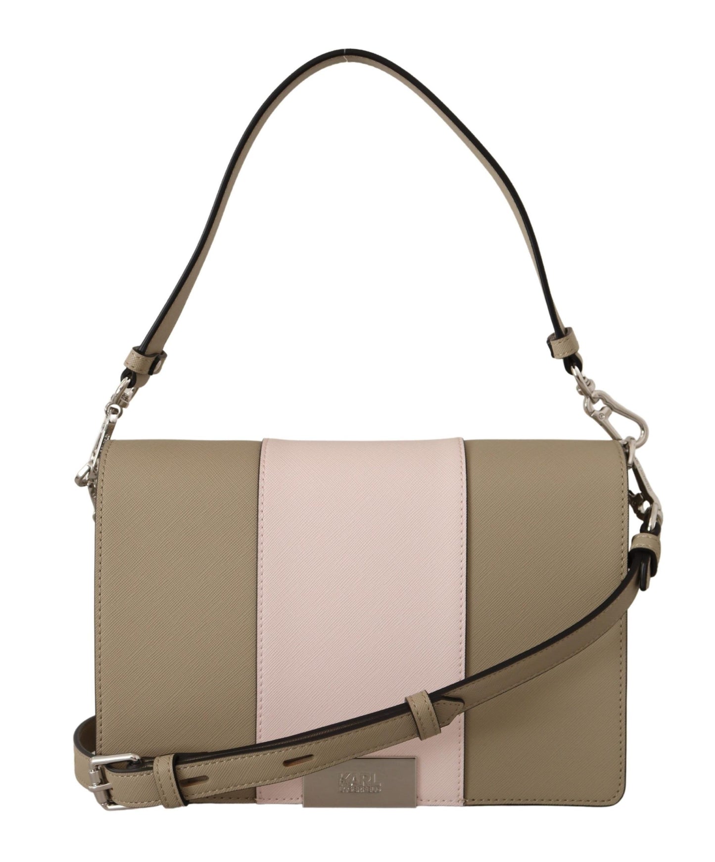 Karl Lagerfeld Chic Sage Shoulder Bag with Dual Straps - Ora And Co.