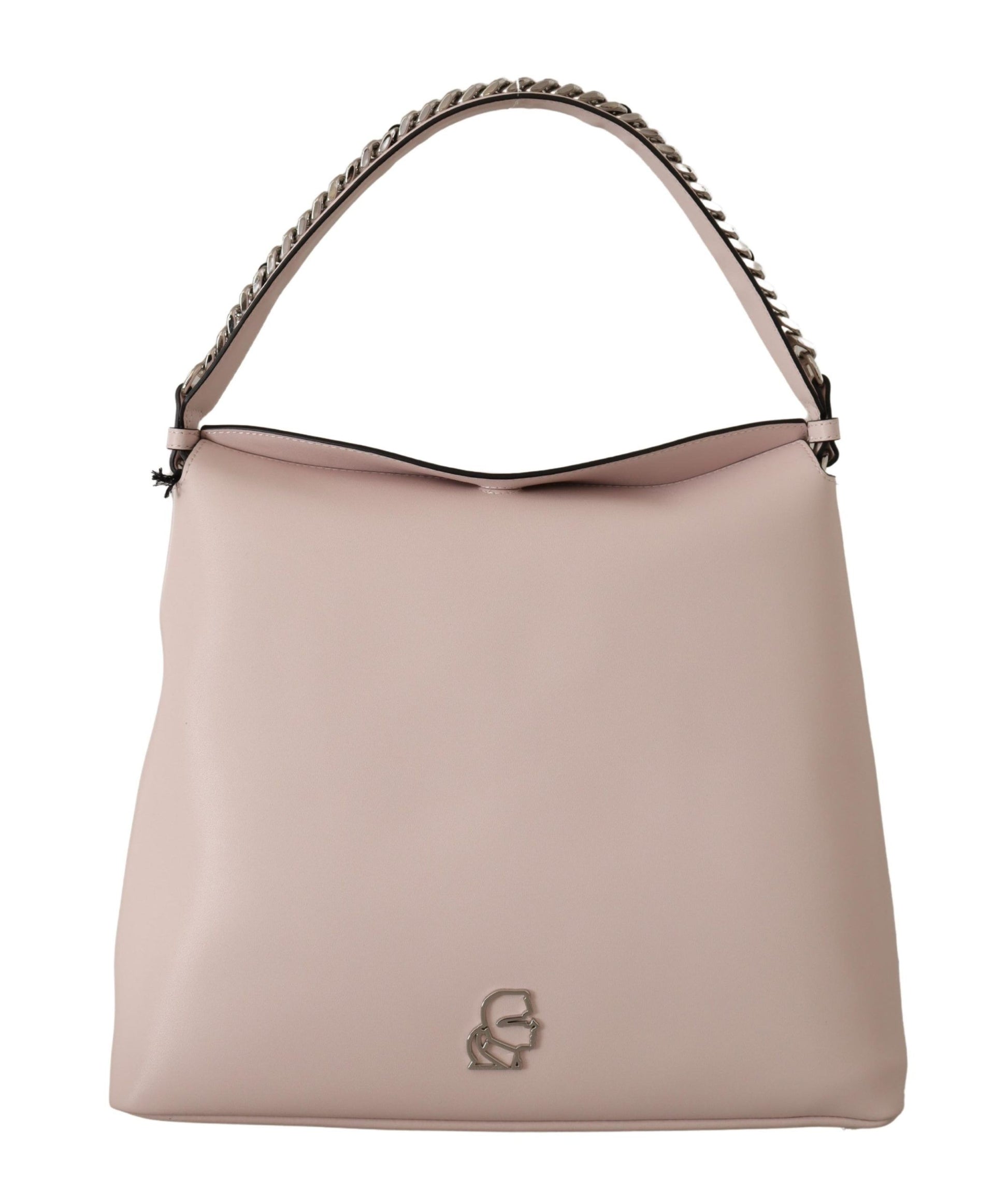 Karl Lagerfeld Elegant Mauve Chalk Leather Shoulder Bag - Ora And Co.