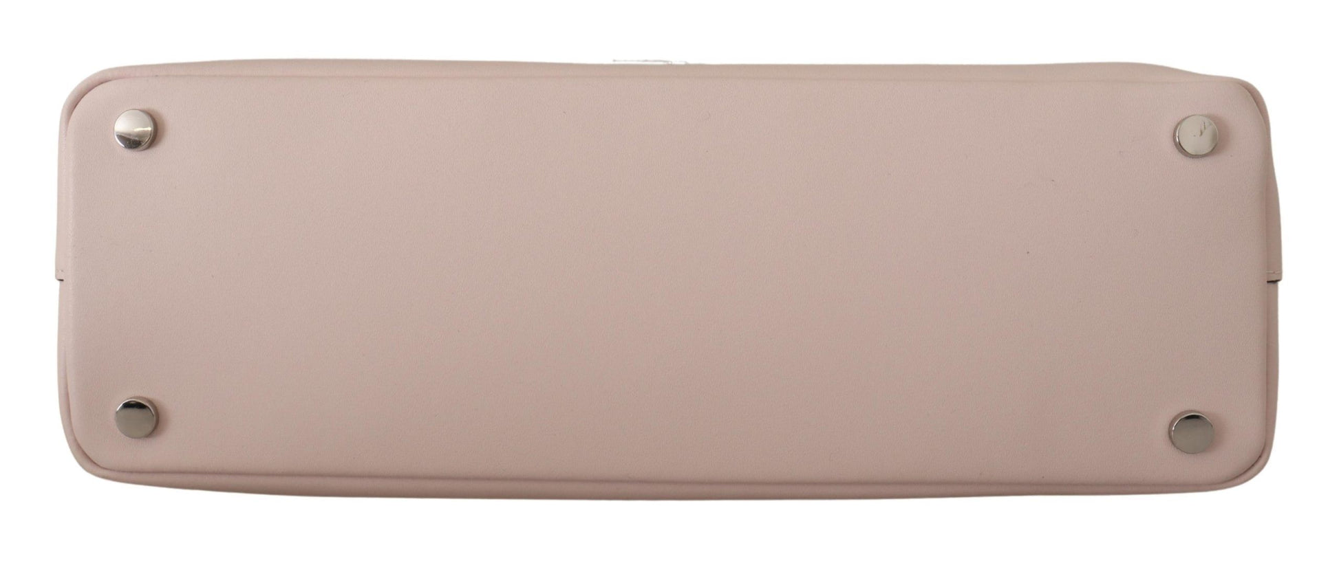 Karl Lagerfeld Elegant Mauve Chalk Leather Shoulder Bag - Ora And Co.