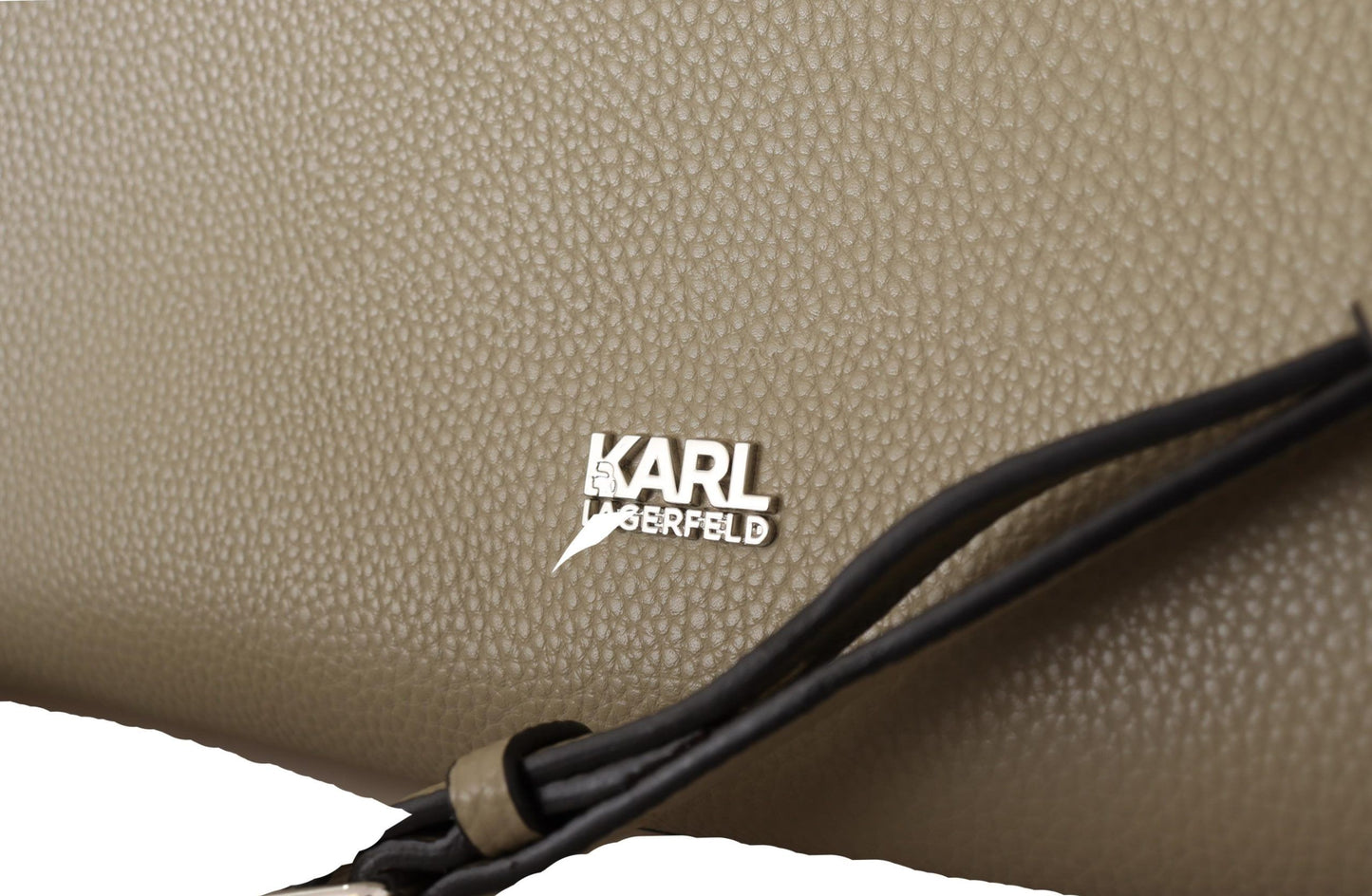 Karl Lagerfeld Enchanting Sage Green Leather Tote - Ora And Co.