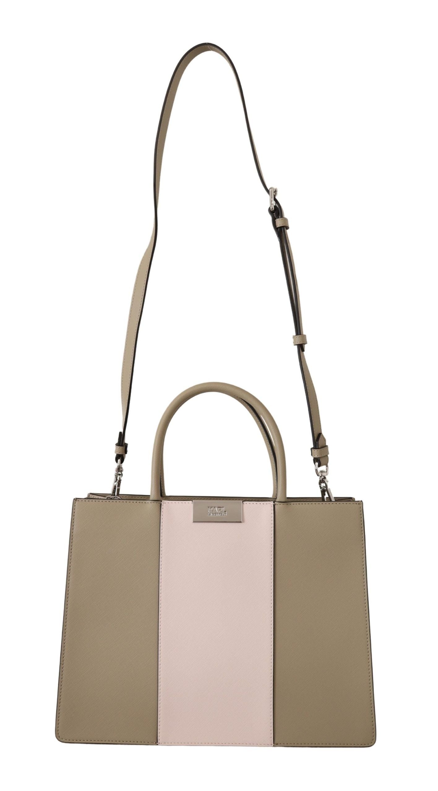 Karl Lagerfeld Elegant Sage Green Tote Shoulder Bag - Ora And Co.