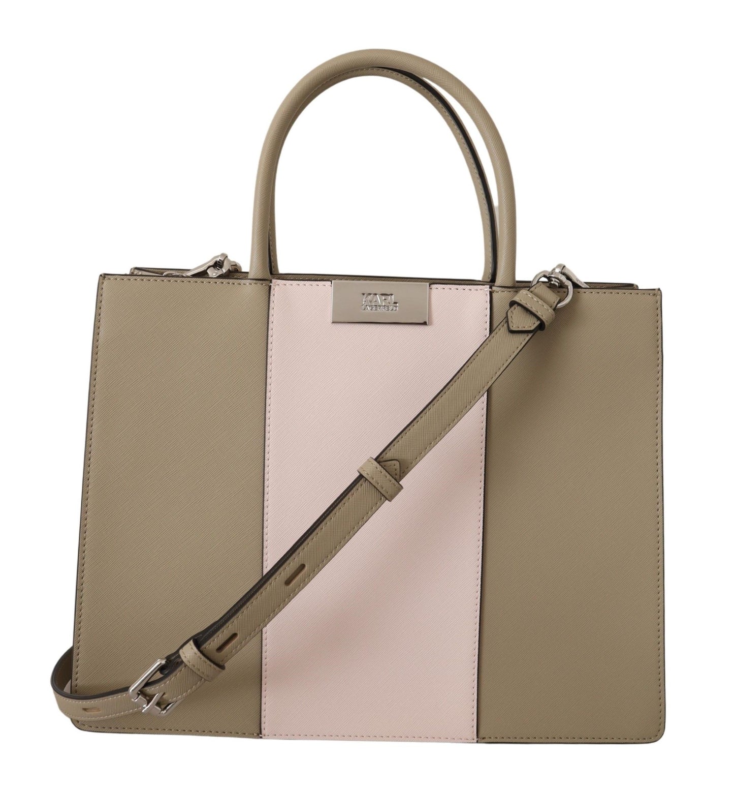 Karl Lagerfeld Elegant Sage Green Tote Shoulder Bag - Ora And Co.