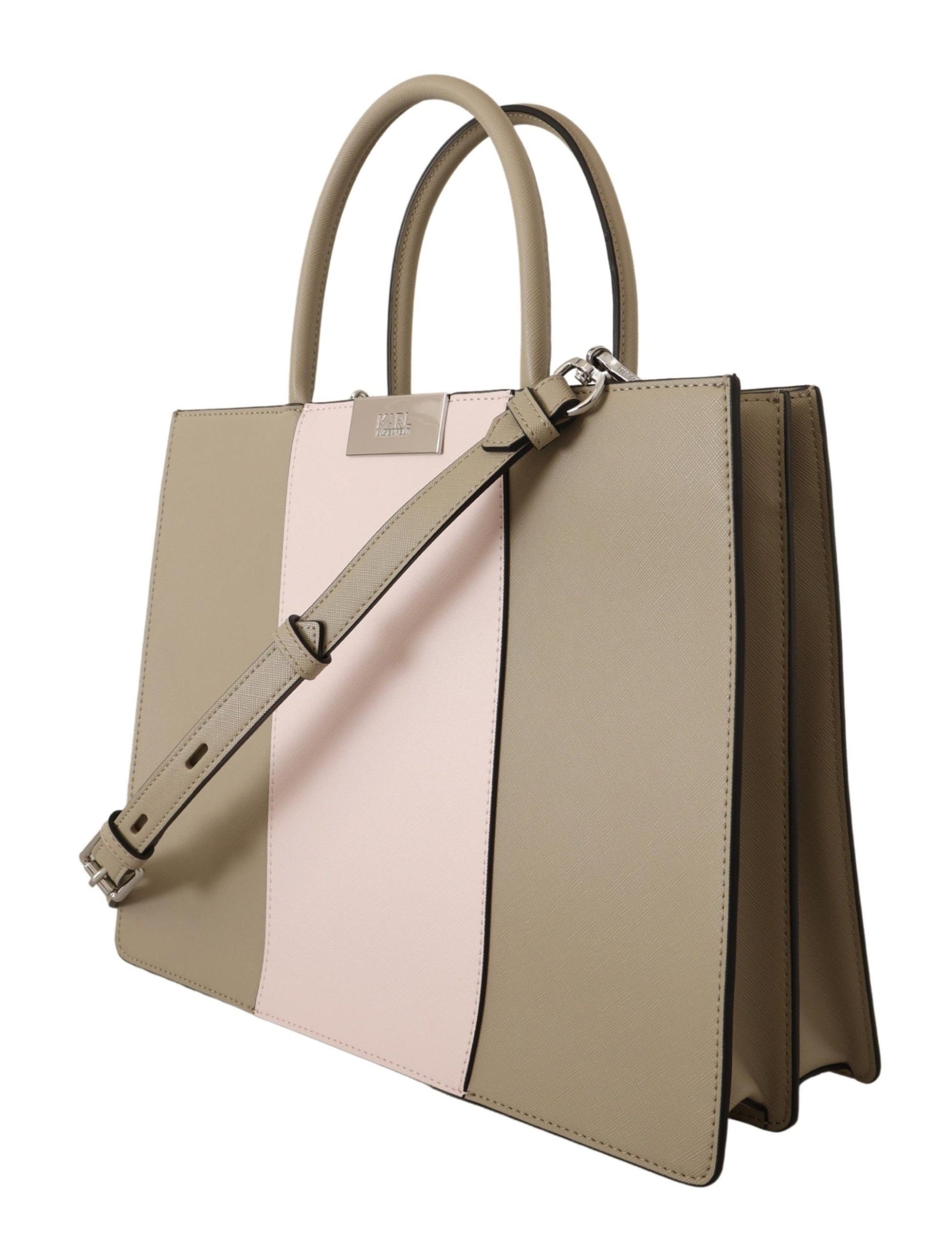 Karl Lagerfeld Elegant Sage Green Tote Shoulder Bag - Ora And Co.