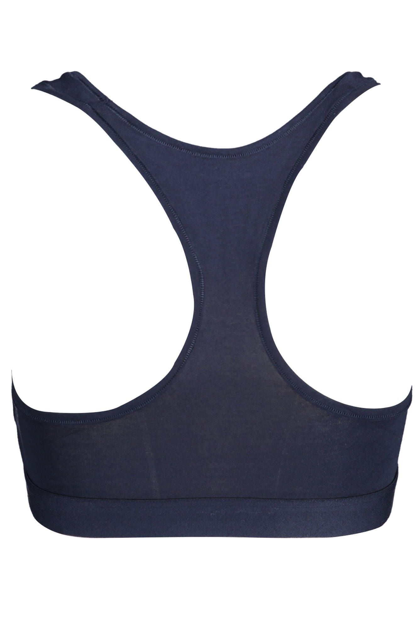 Tommy Hilfiger Blue Cotton Women Sports Bra - Ora And Co.