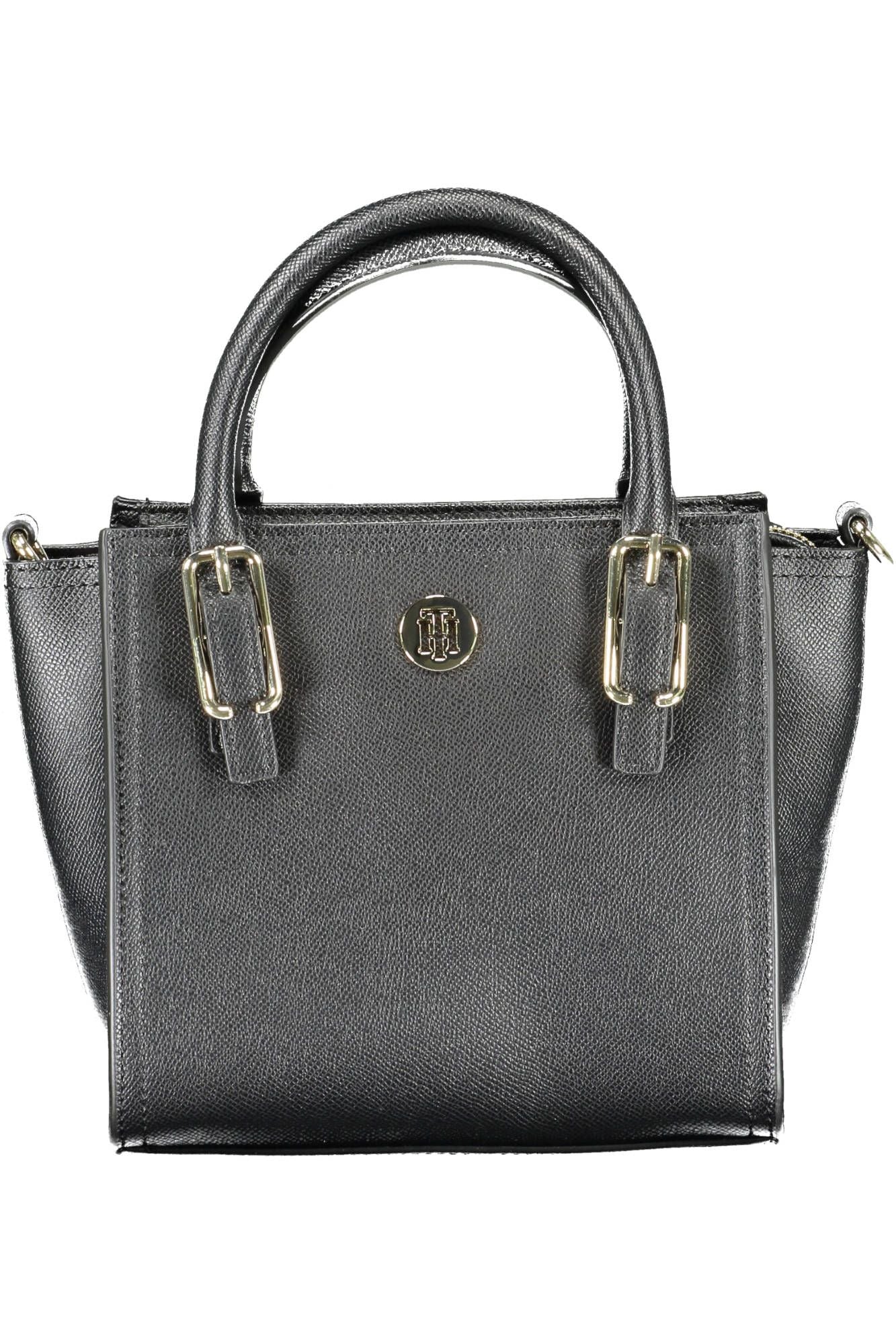 Tommy Hilfiger Black Polyethylene Women Handbag - Ora And Co.