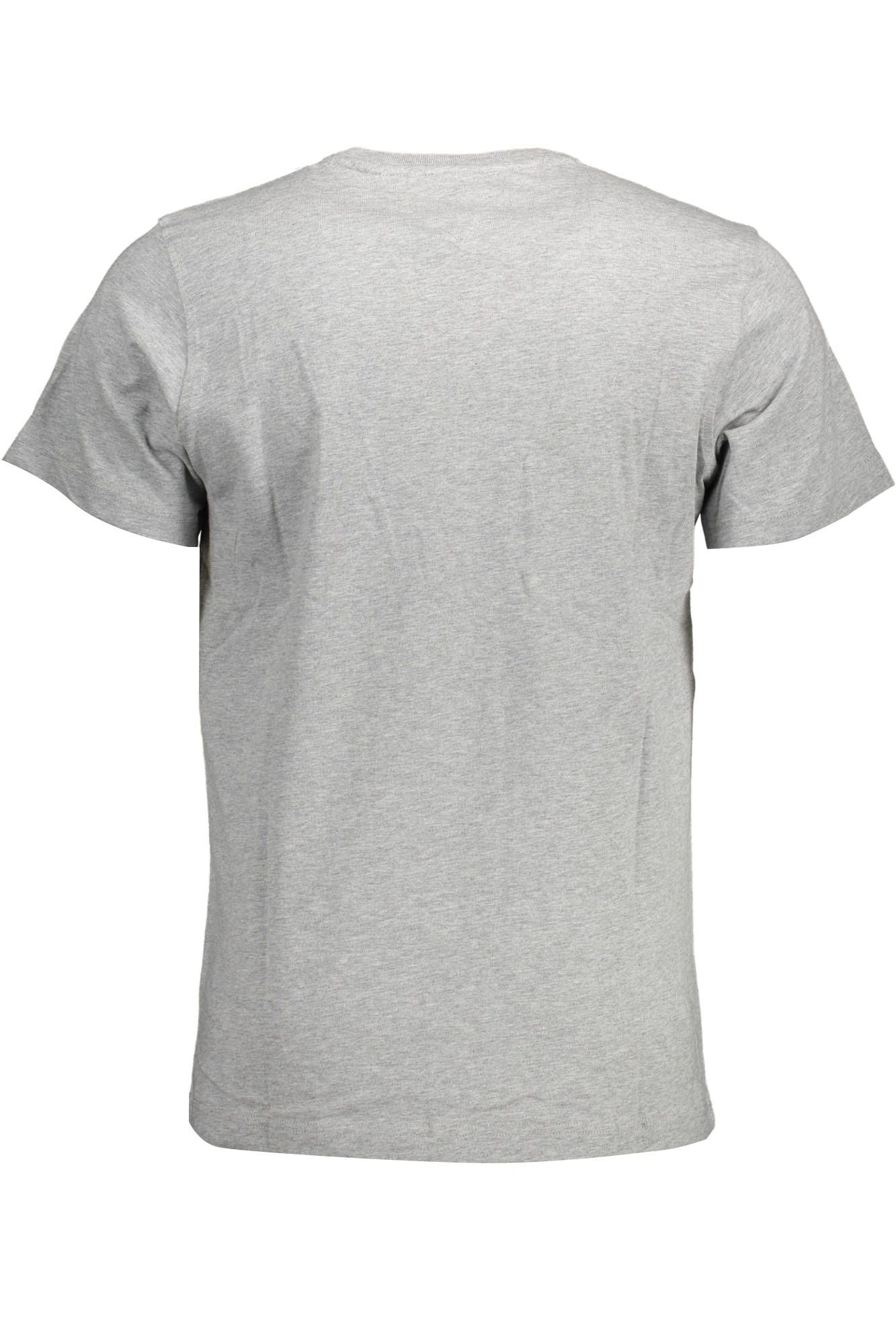 Tommy Hilfiger Gray Cotton Men T-Shirt - Ora And Co.