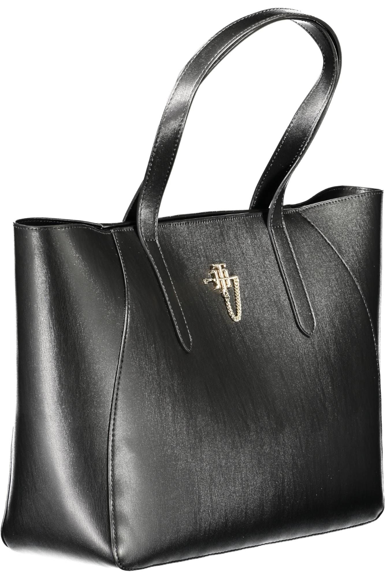 Tommy Hilfiger Black Polyethylene Women Handbag - Ora And Co.