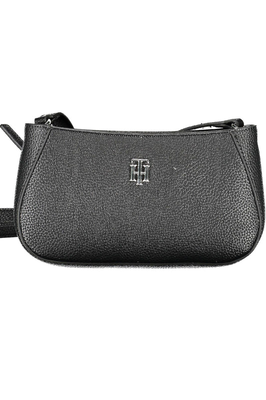 Tommy Hilfiger Black Polyethylene Women Handbag - Ora And Co.