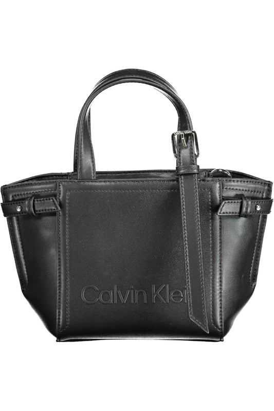 Calvin Klein Black Polyester Women Handbag - Ora And Co.