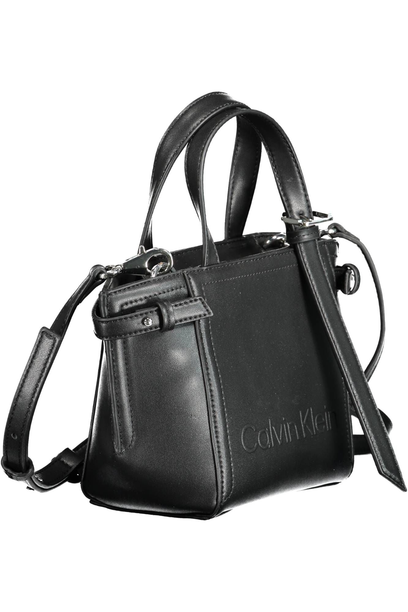 Calvin Klein Black Polyester Women Handbag - Ora And Co.