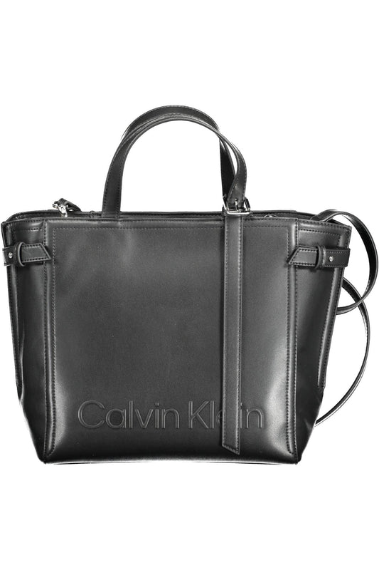 Calvin Klein Black Polyester Women Handbag - Ora And Co.