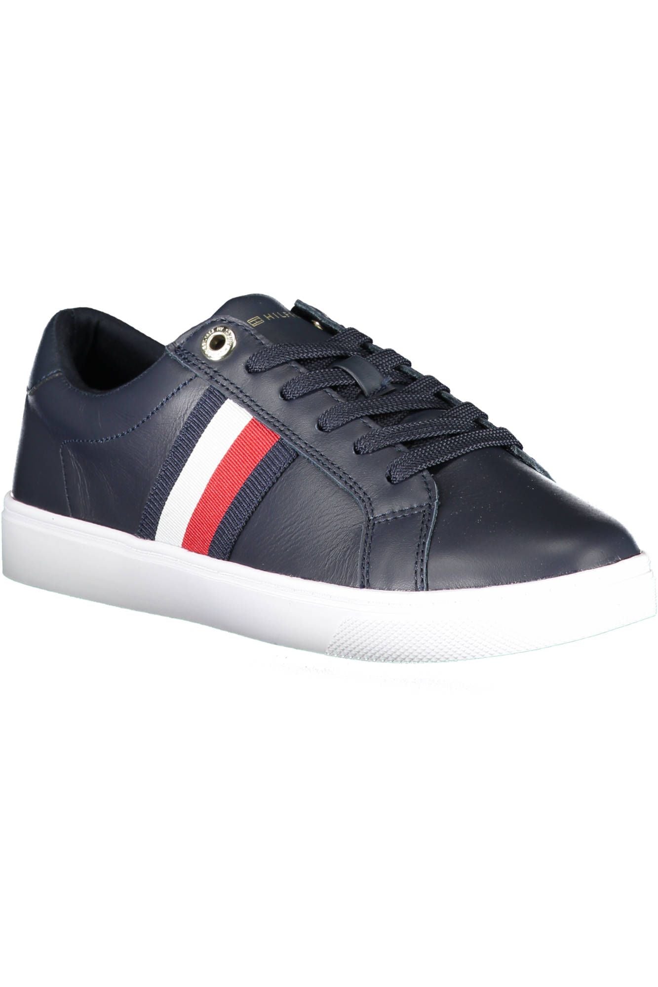 Tommy Hilfiger Blue Leather Women Sneaker - Ora And Co.