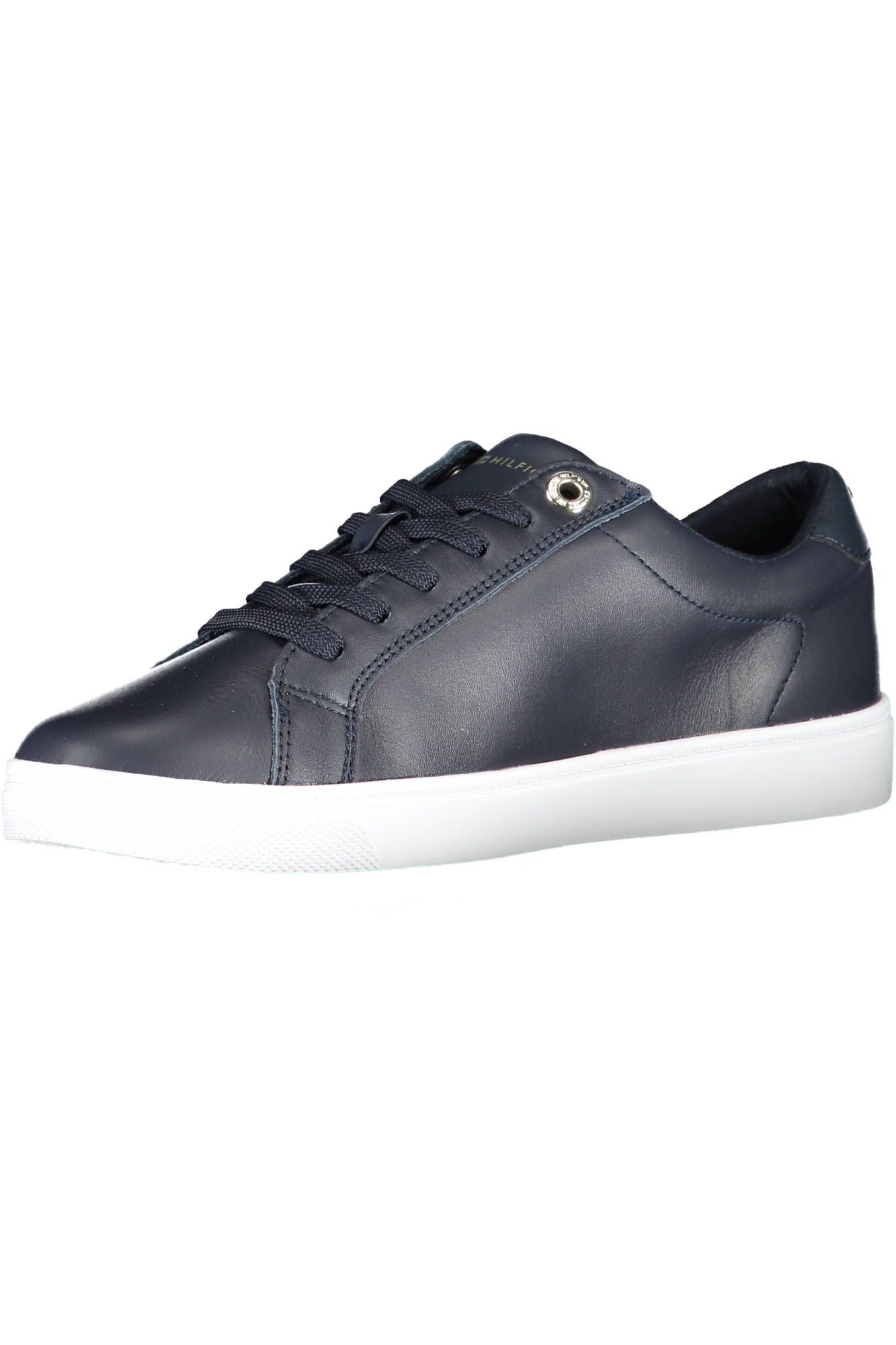 Tommy Hilfiger Blue Leather Women Sneaker - Ora And Co.