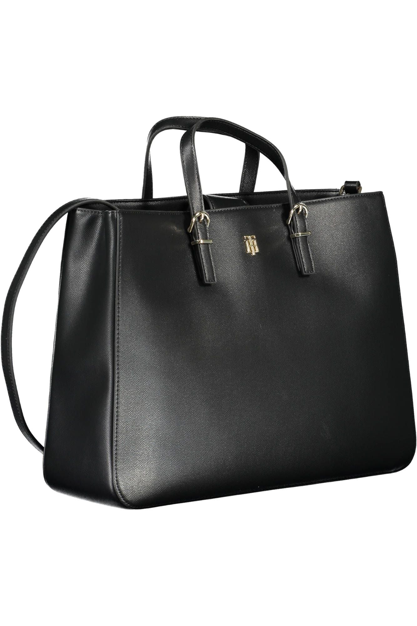 Tommy Hilfiger Black Polyethylene Women Handbag - Ora And Co.