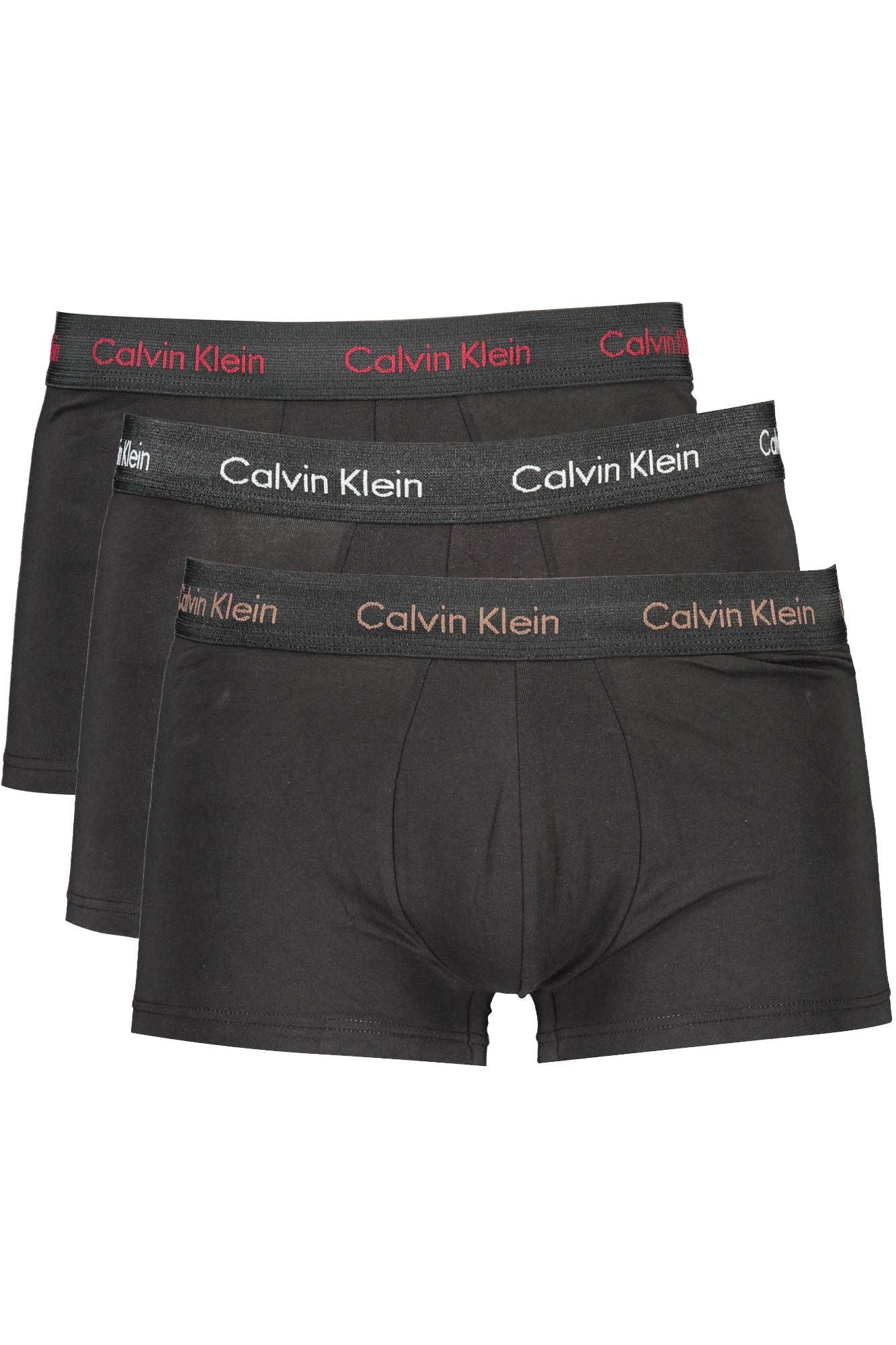 Calvin Klein Black Cotton Men Underwear Trunk Pack - Ora And Co.