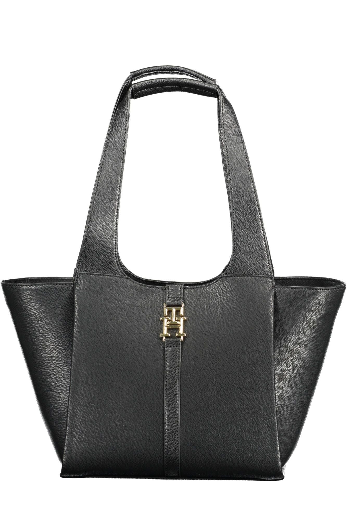 Tommy Hilfiger Black Polyethylene Women Handbag - Ora And Co.