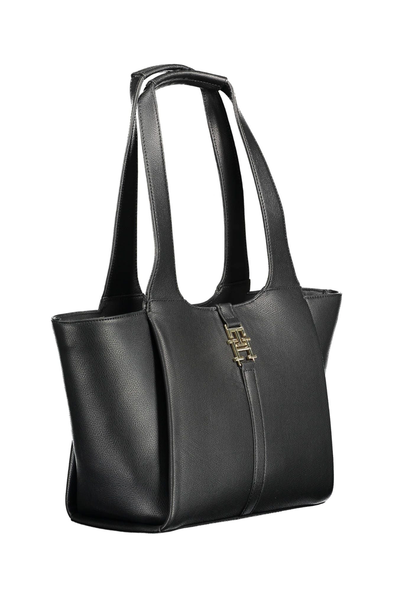 Tommy Hilfiger Black Polyethylene Women Handbag - Ora And Co.