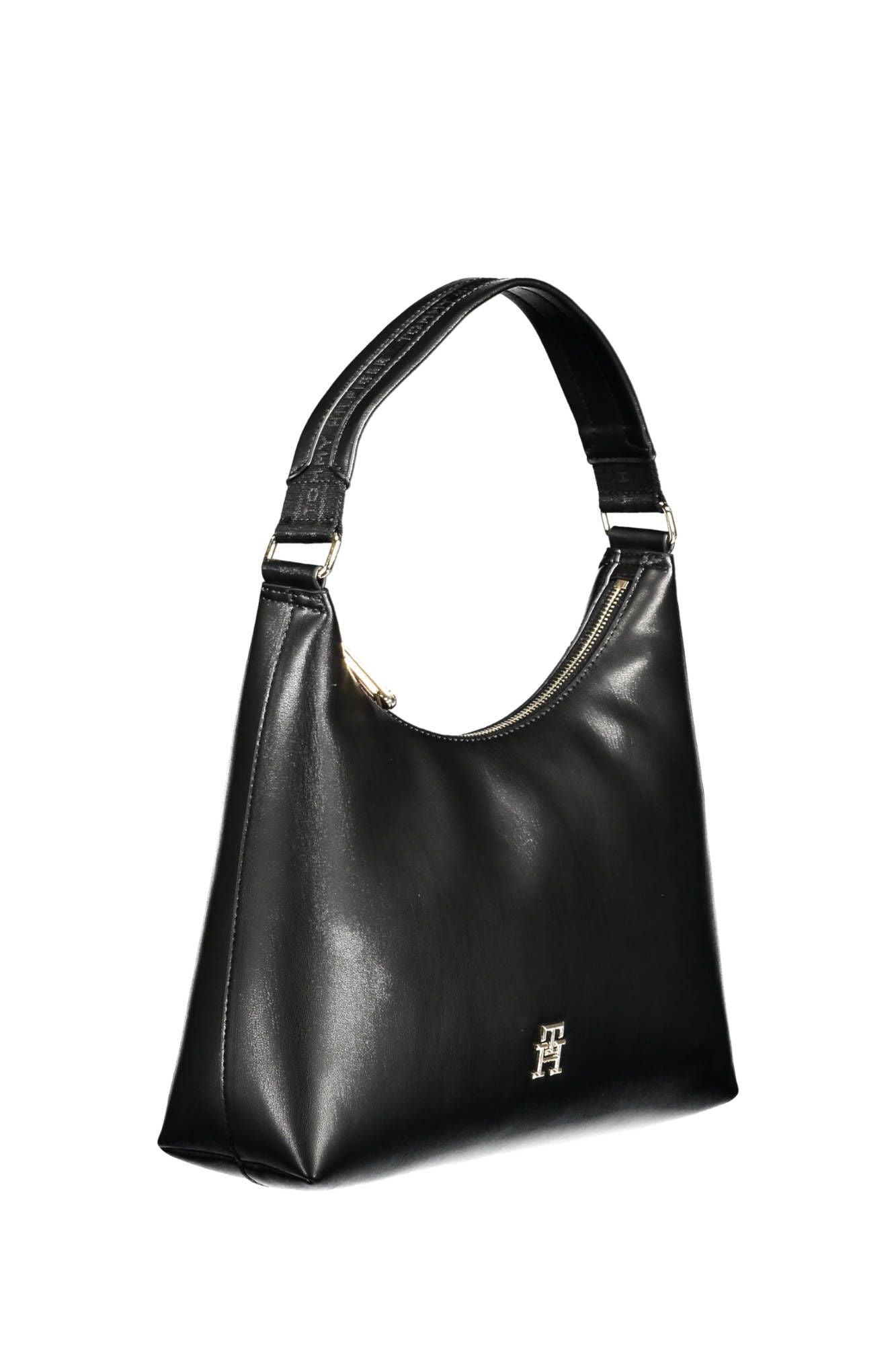 Tommy Hilfiger Black Polyethylene Women Handbag - Ora And Co.