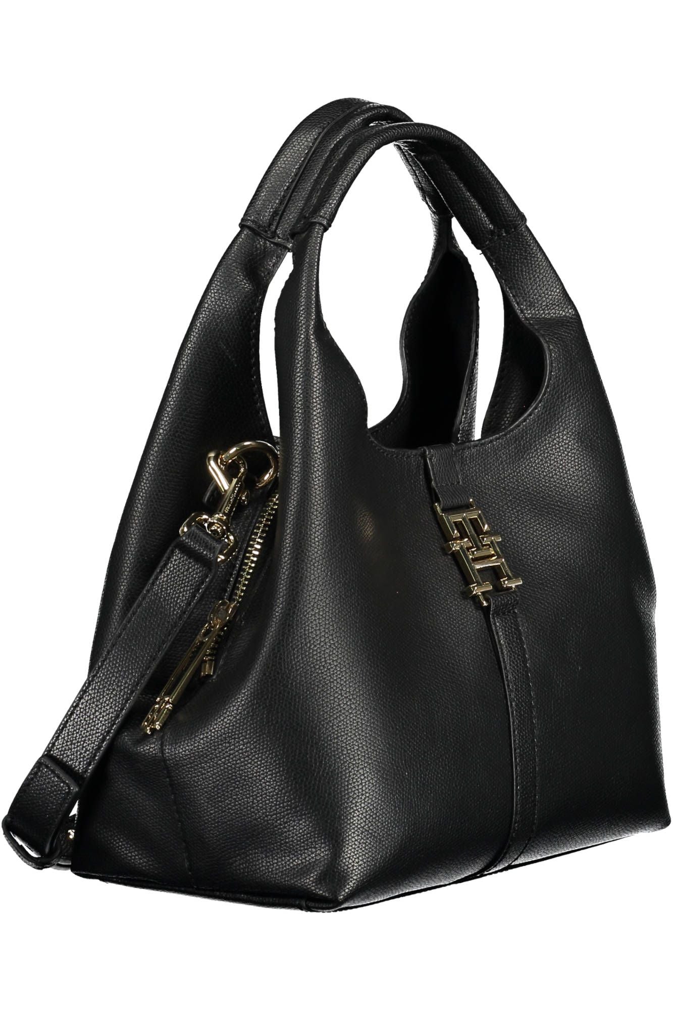 Tommy Hilfiger Black Polyethylene Women Handbag - Ora And Co.