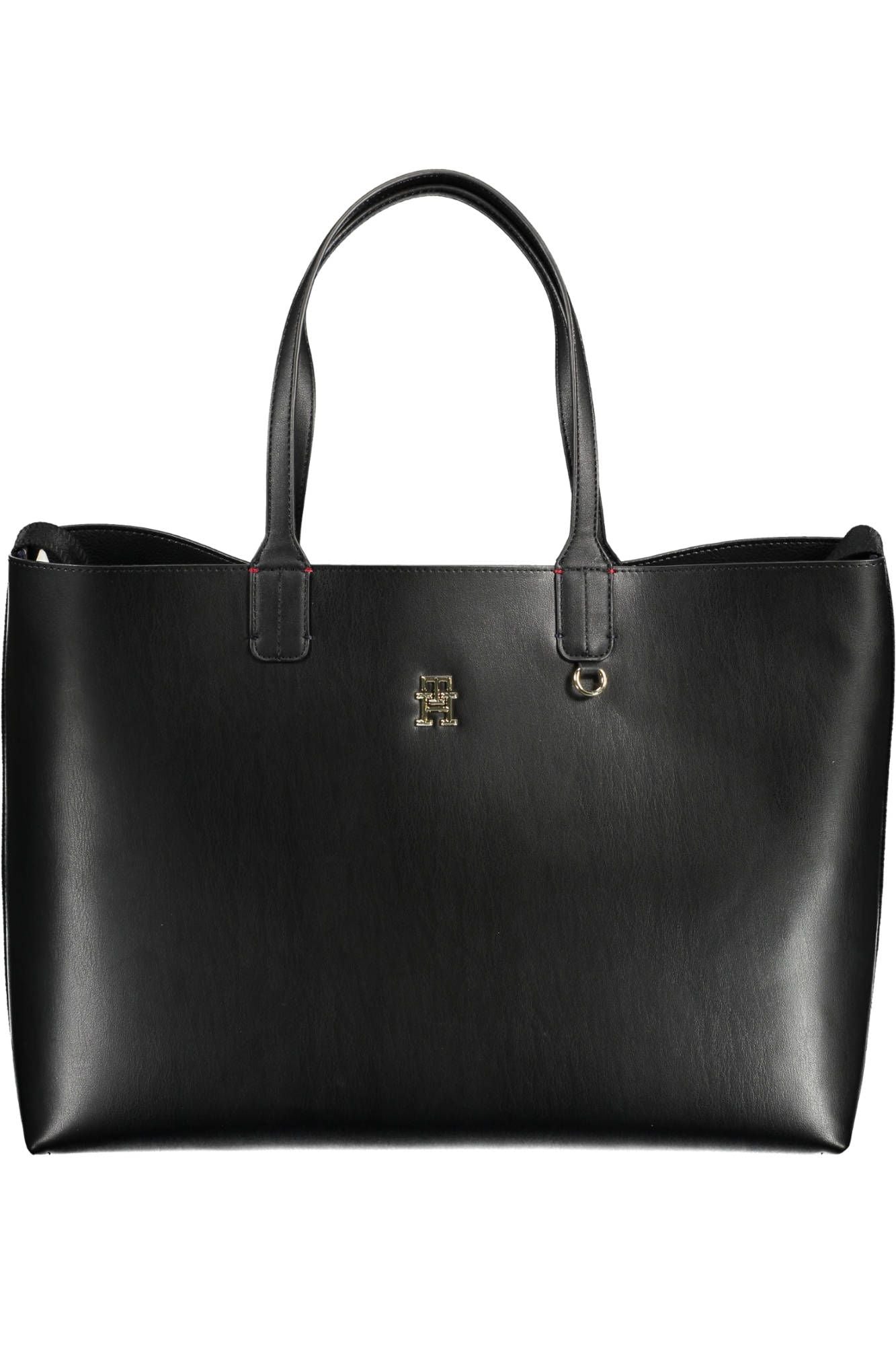 Tommy Hilfiger Black Polyethylene Women Handbag - Ora And Co.