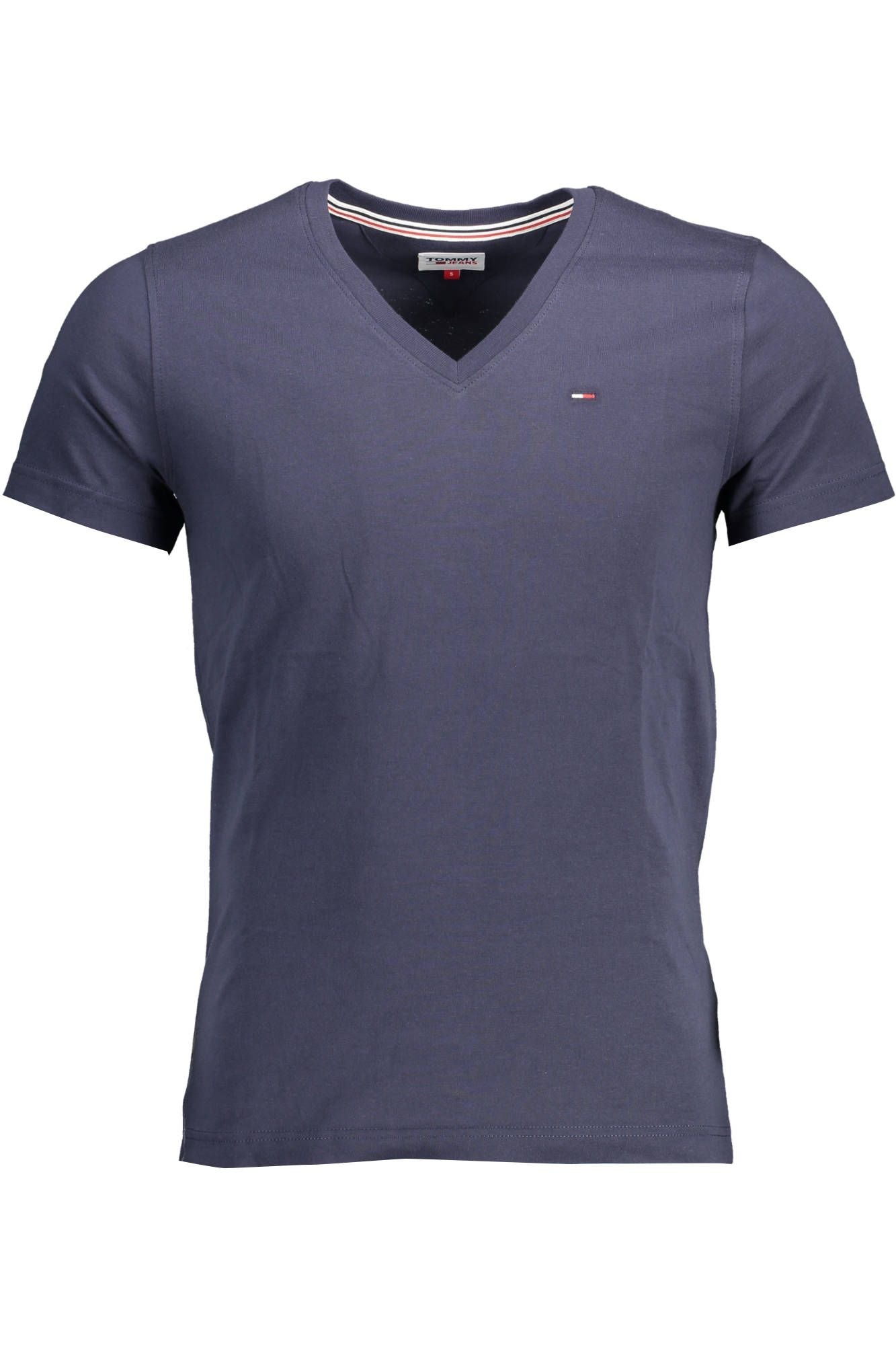 Tommy Hilfiger Blue Cotton Men T-Shirt - Ora And Co.