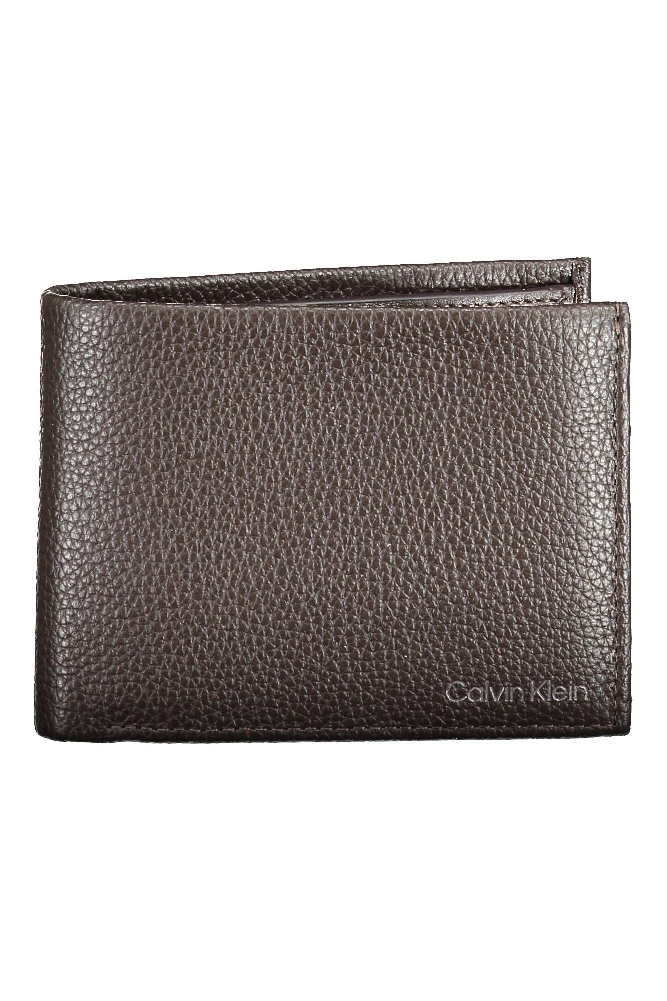 Calvin Klein Brown Leather Men Wallet - Ora And Co.