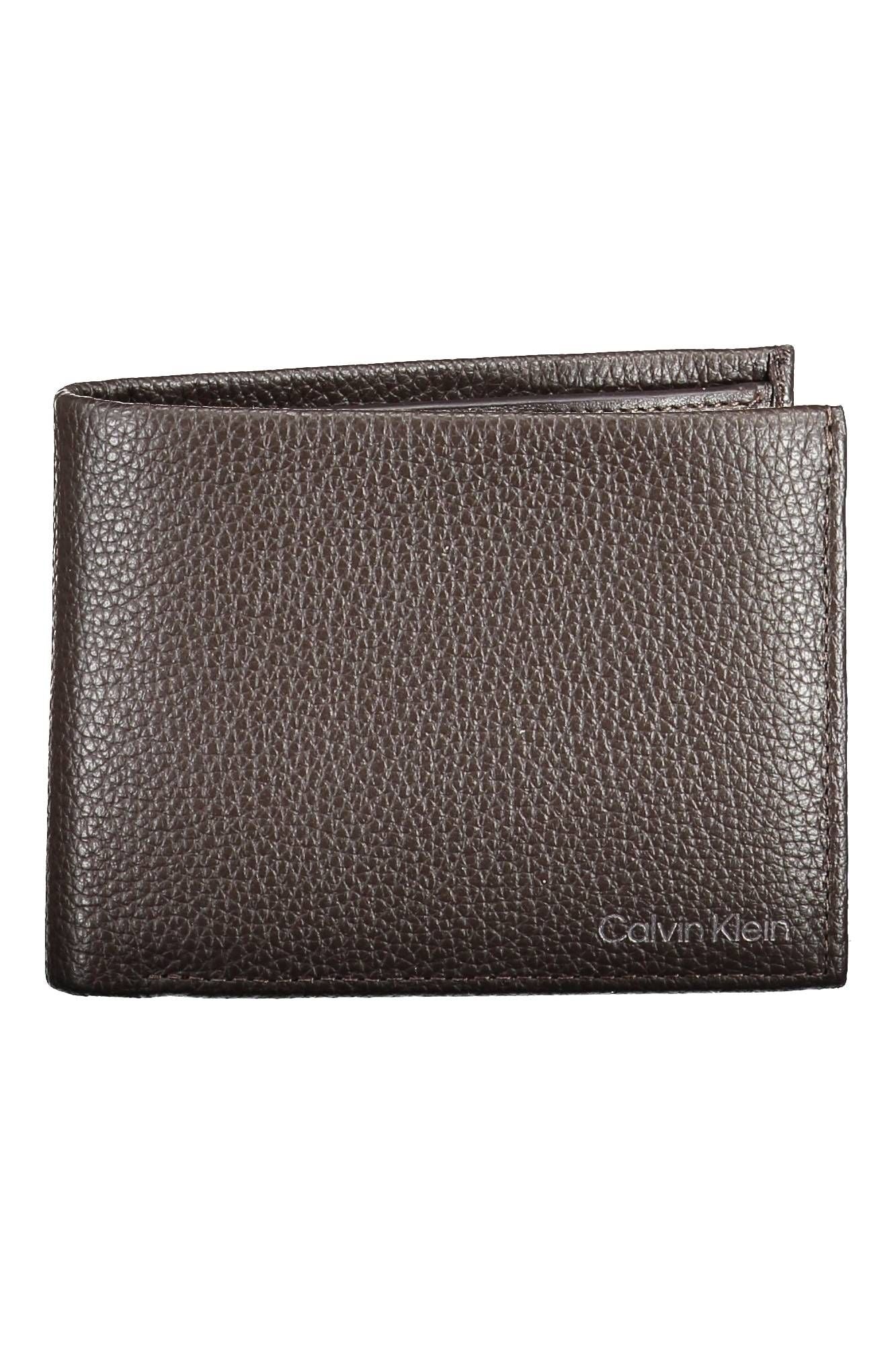 Calvin Klein Brown Leather Men Wallet - Ora And Co.