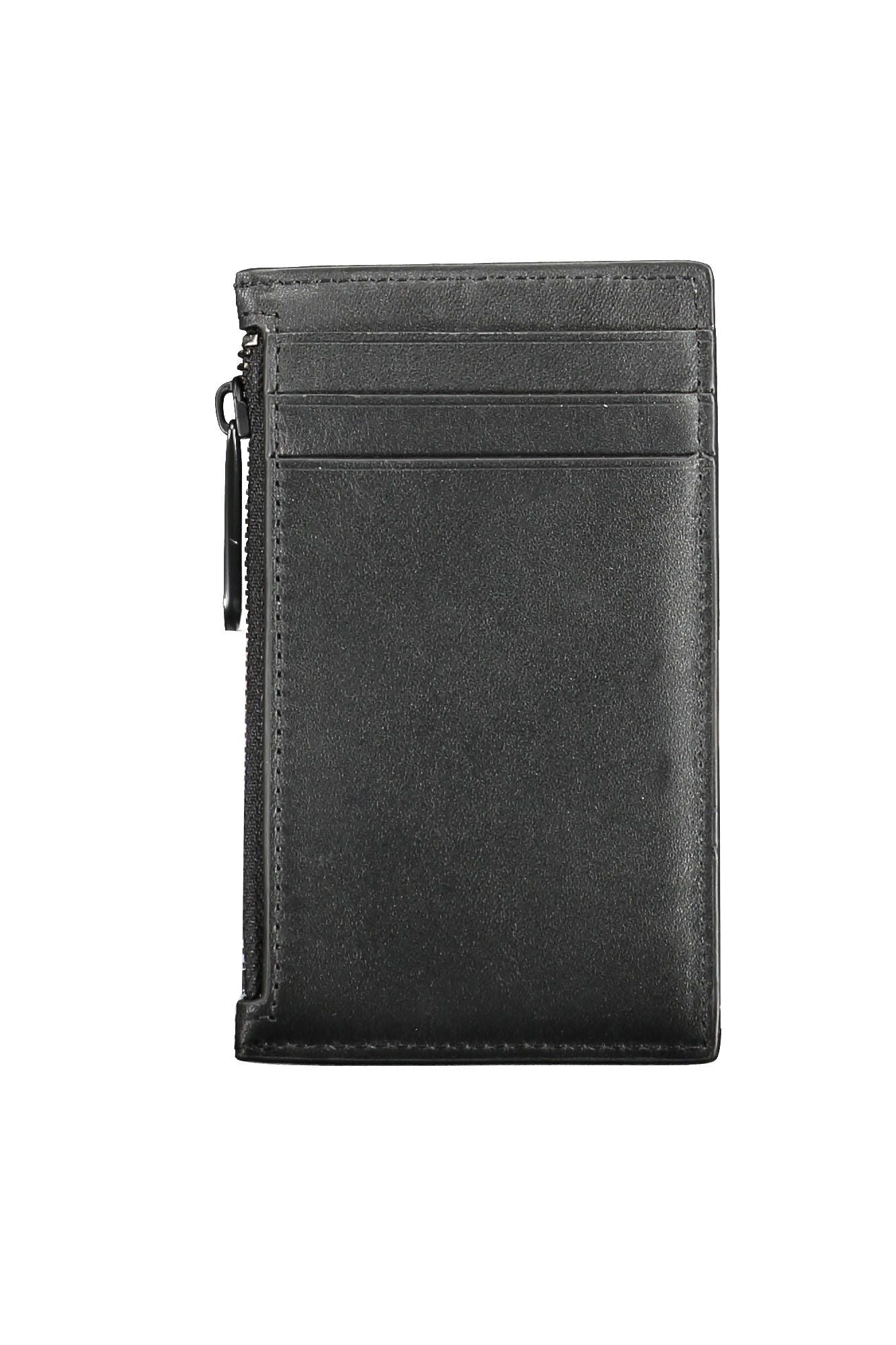 Calvin Klein Black Leather Men Wallet - Ora And Co.