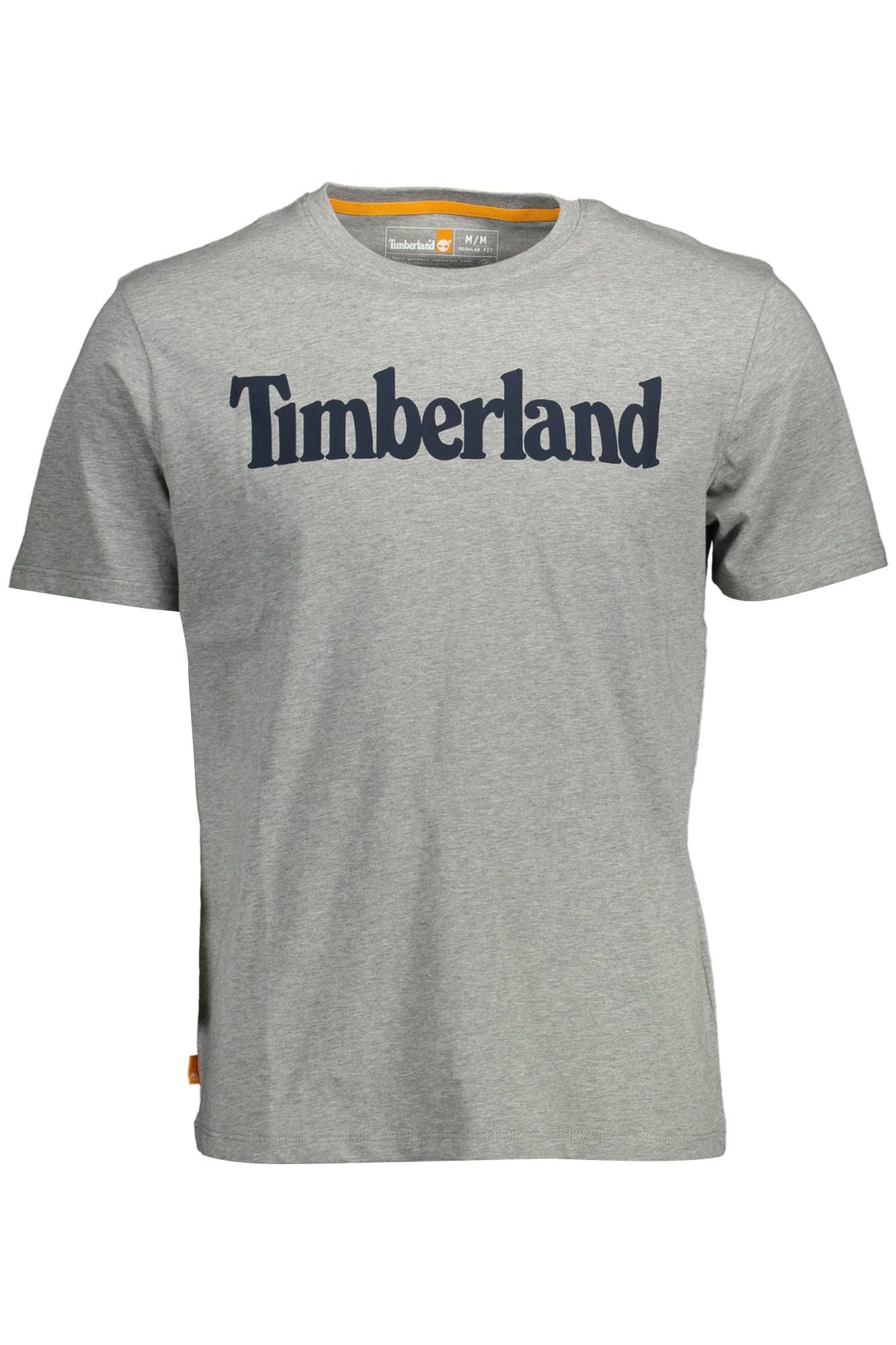 Timberland Gray Cotton Men T-Shirt - Ora And Co.