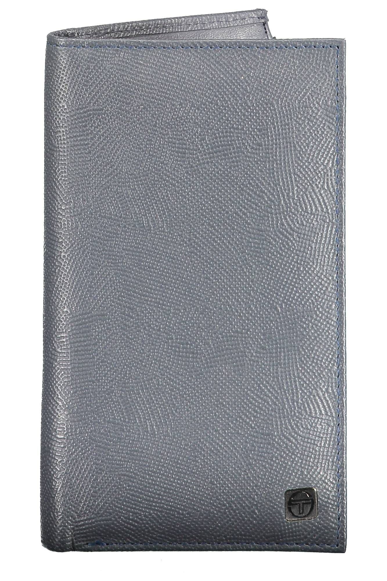 Sergio Tacchini Blue Leather Men Wallet - Ora And Co.