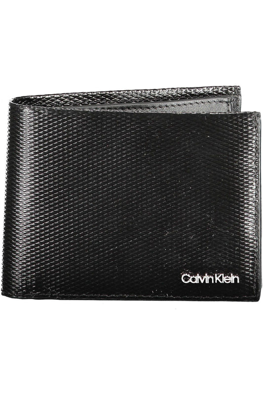 Calvin Klein Black Leather Men Wallet - Ora And Co.