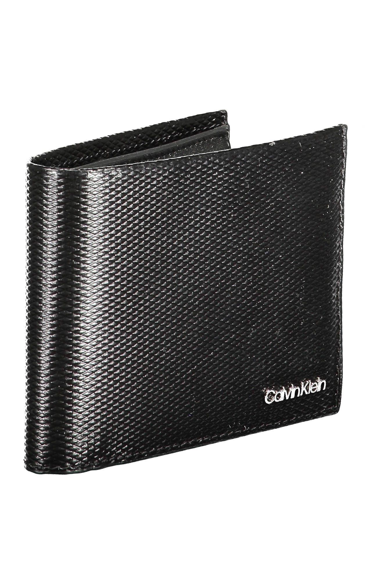 Calvin Klein Black Leather Men Wallet - Ora And Co.