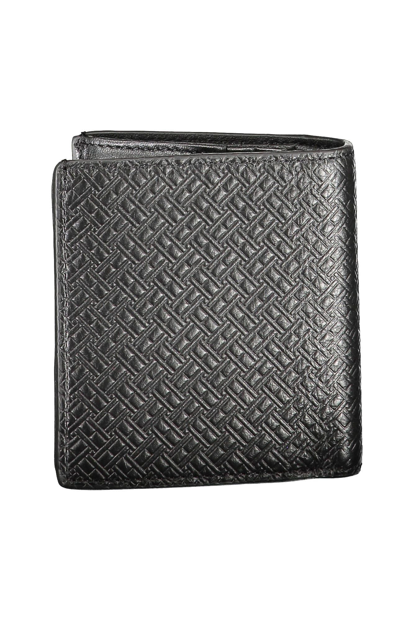 Tommy Hilfiger Black Leather Men Wallet - Ora And Co.