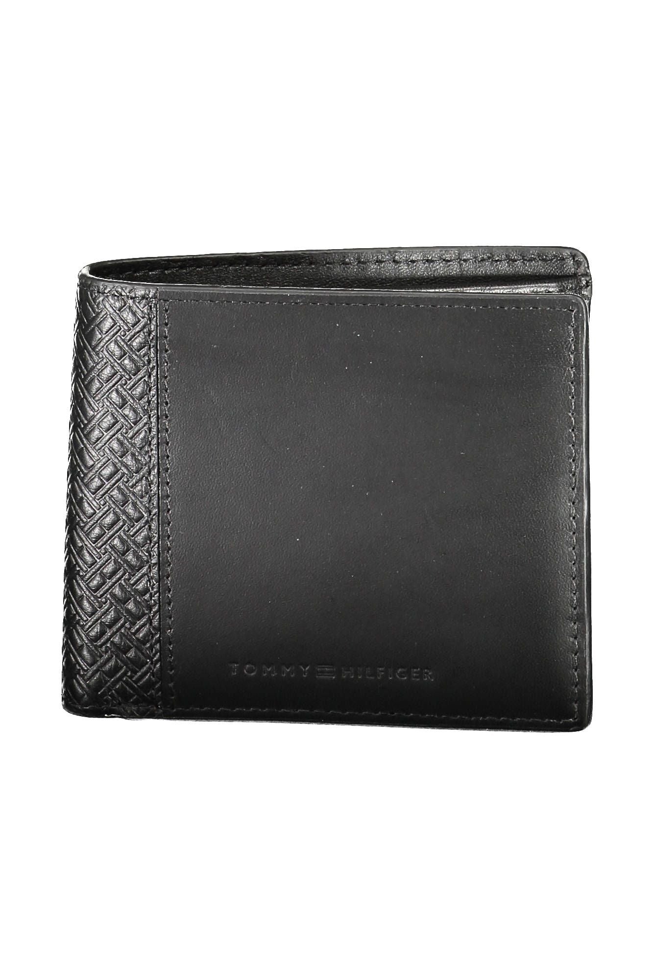 Tommy Hilfiger Black Leather Men Wallet - Ora And Co.