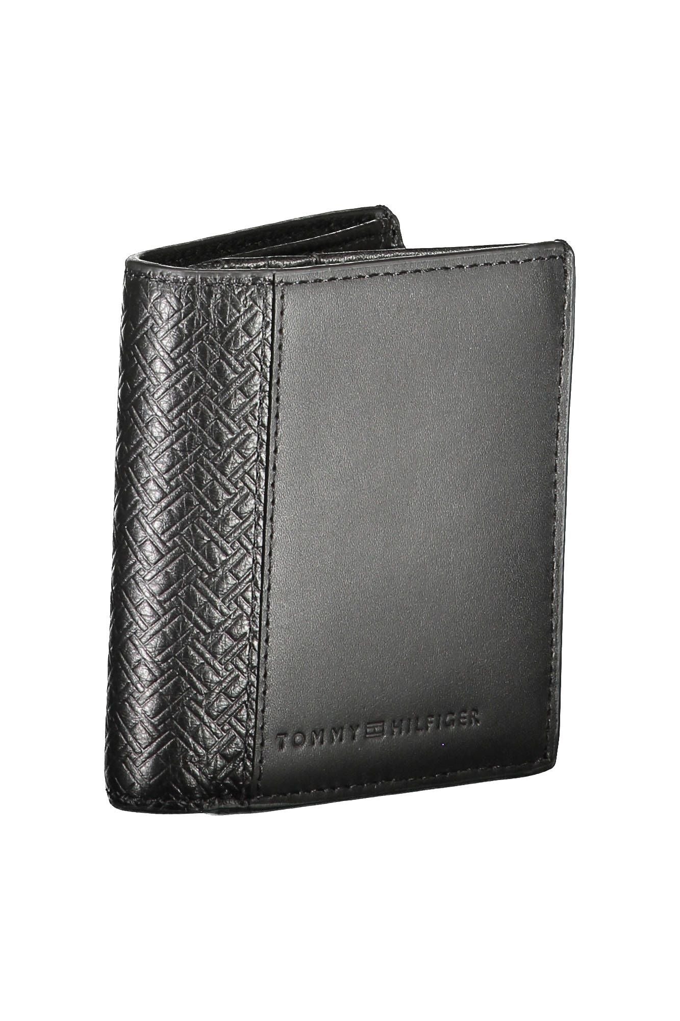 Tommy Hilfiger Black Leather Men Wallet - Ora And Co.