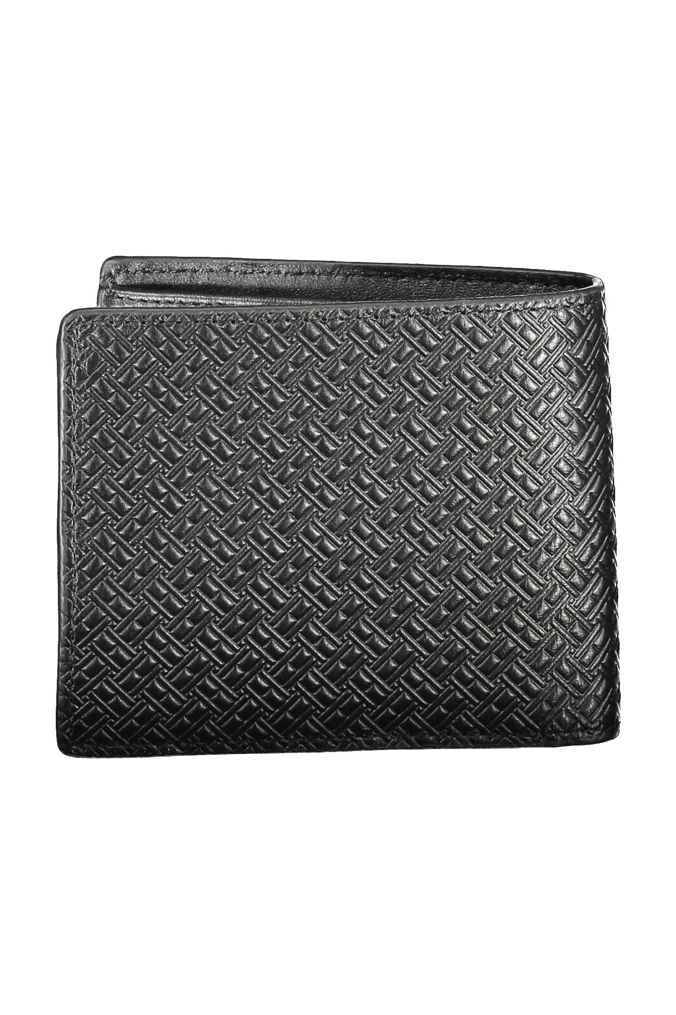 Tommy Hilfiger Black Leather Men Wallet - Ora And Co.