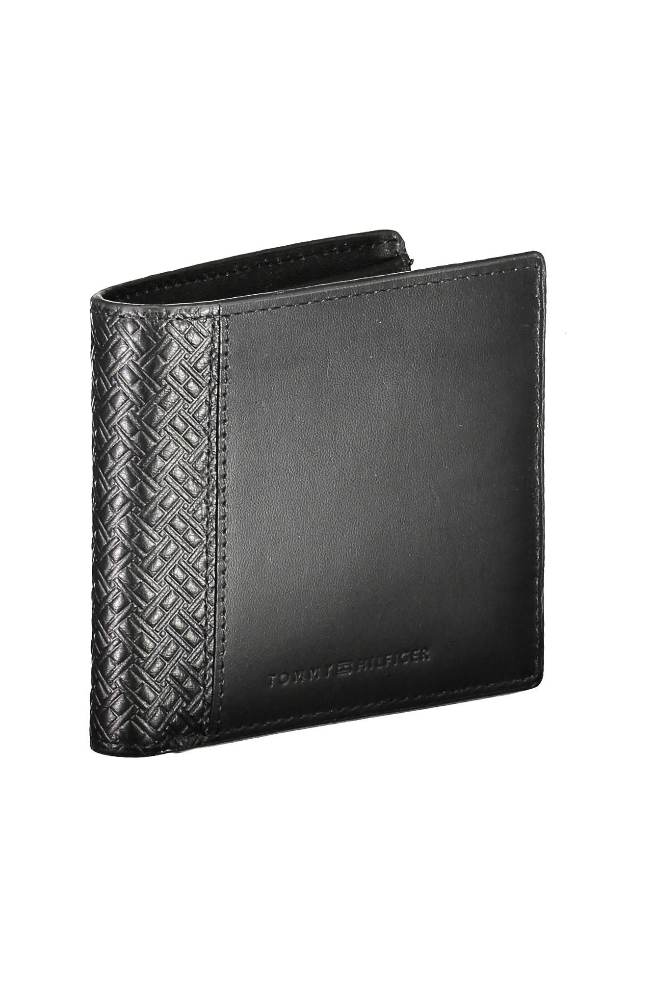 Tommy Hilfiger Black Leather Men Wallet - Ora And Co.