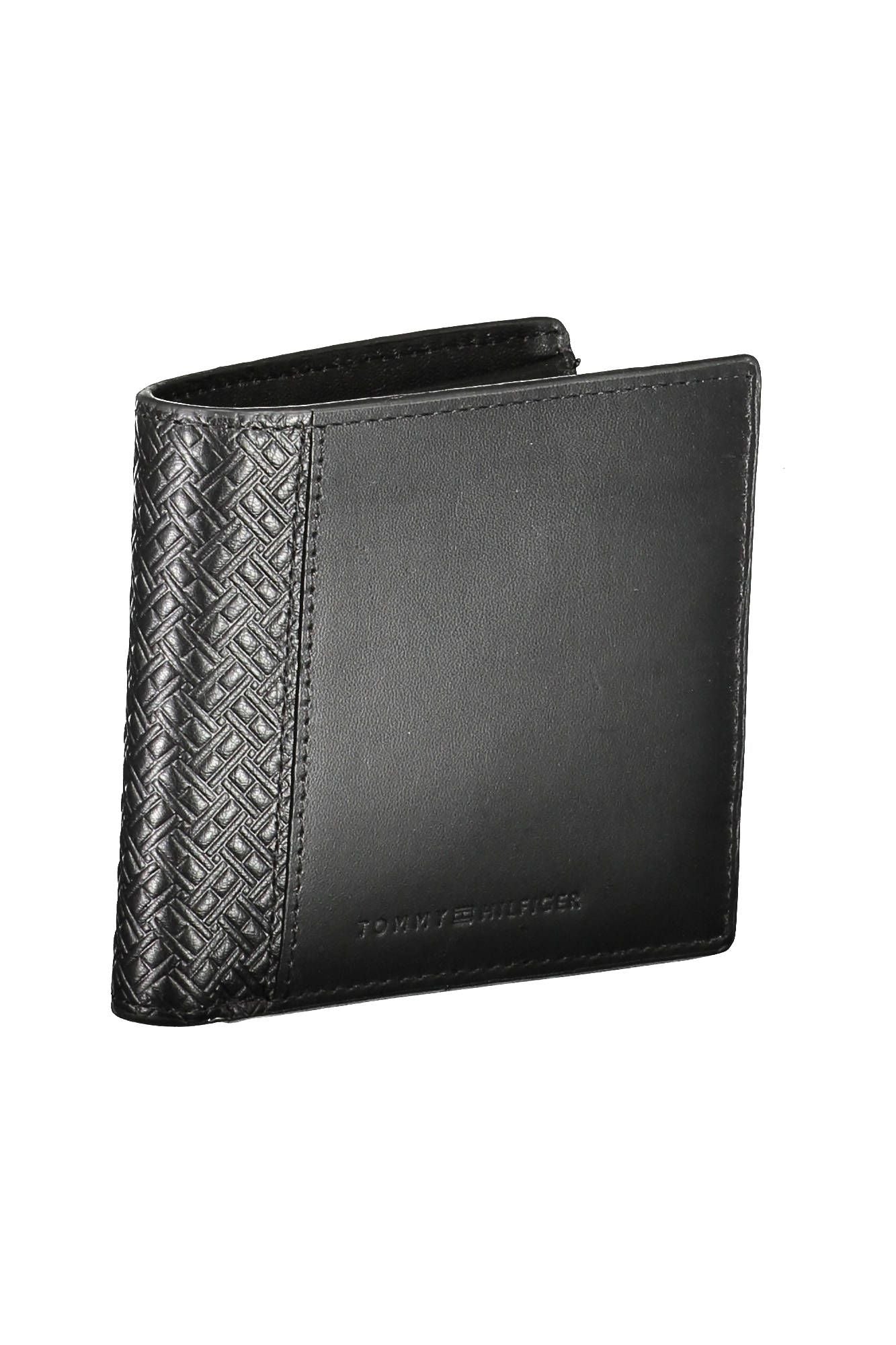 Tommy Hilfiger Black Leather Men Wallet - Ora And Co.