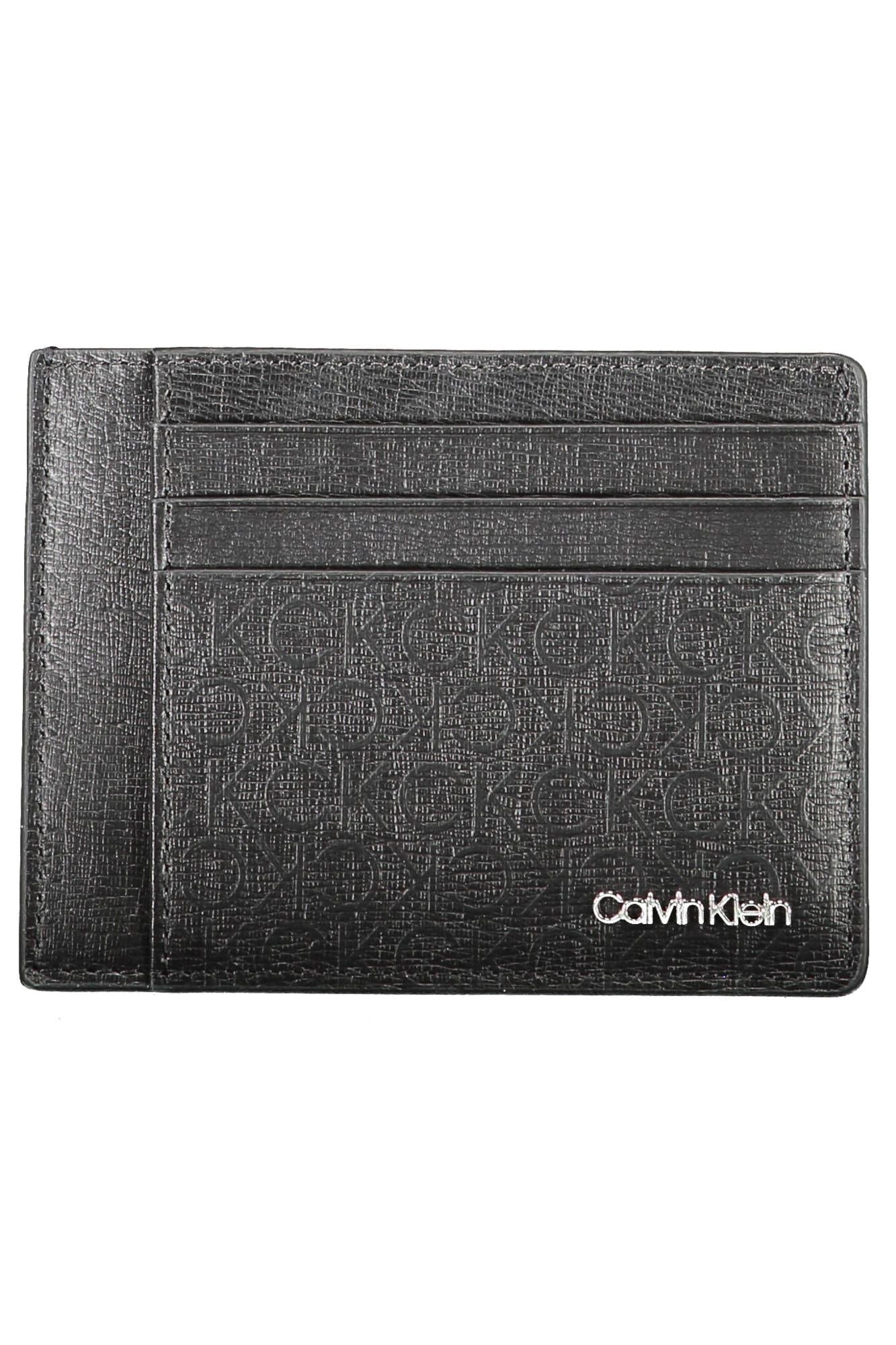 Calvin Klein Black Polyester Men Wallet - Ora And Co.