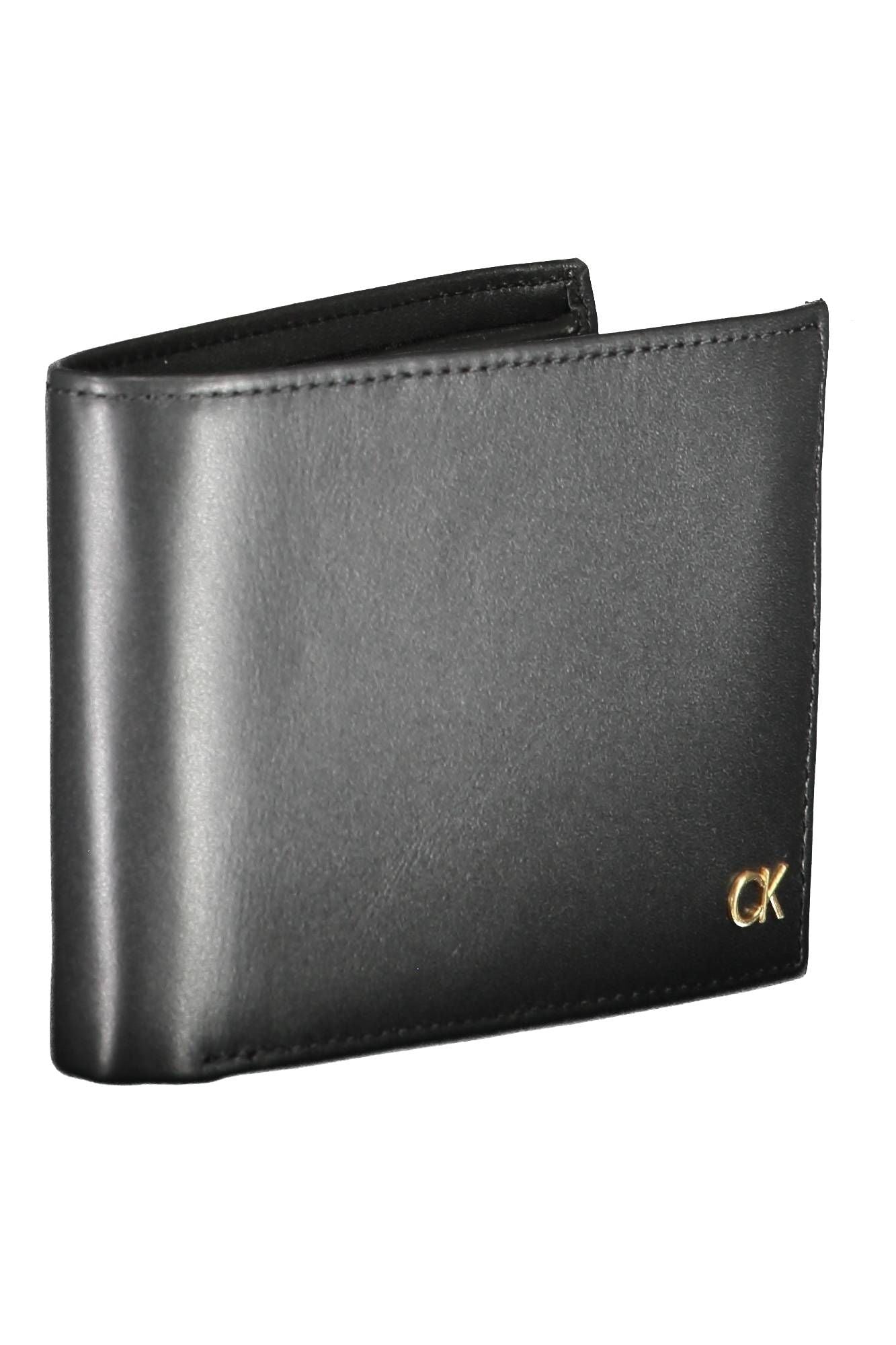 Calvin Klein Black Leather Men Wallet - Ora And Co.