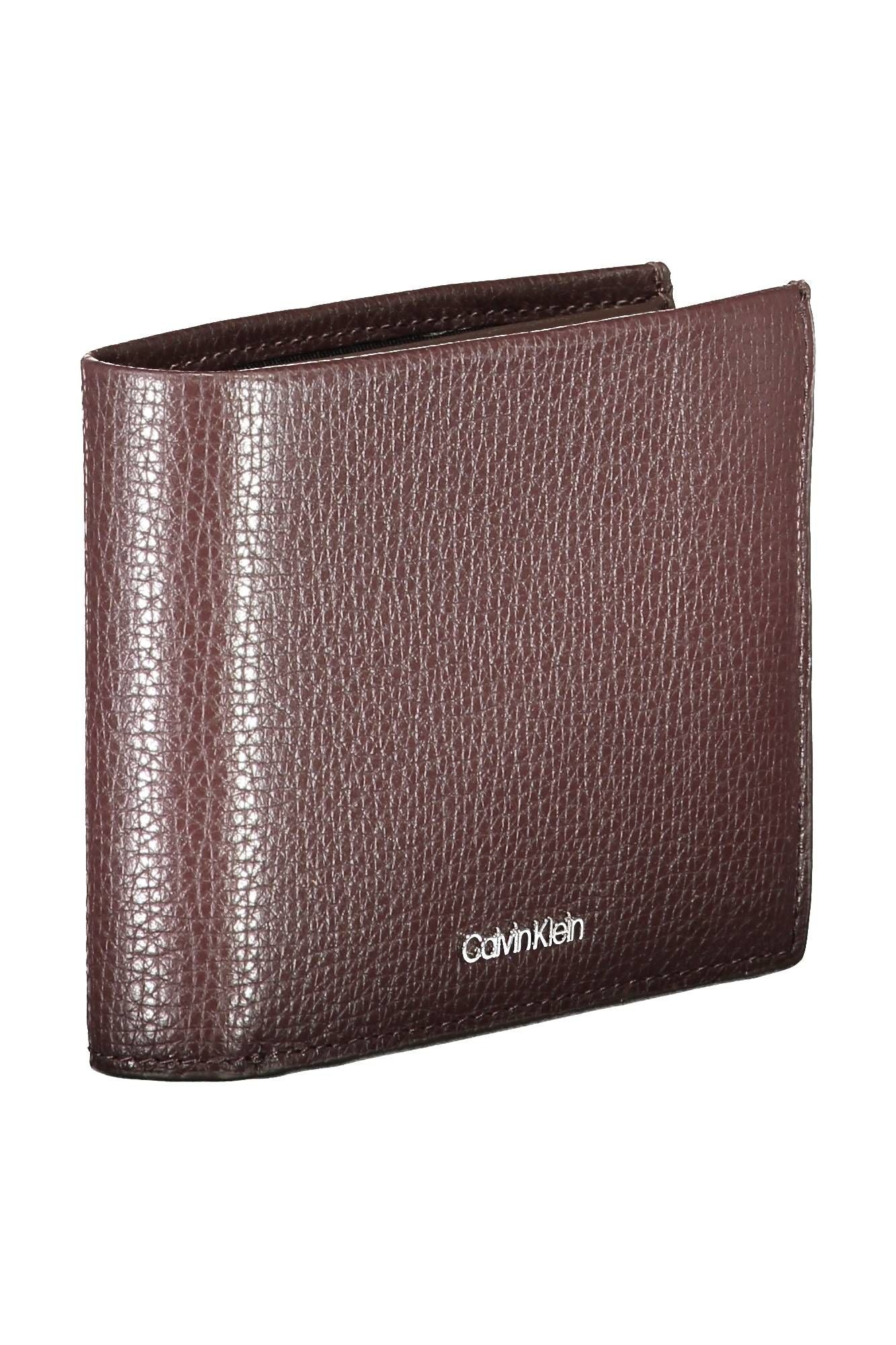 Calvin Klein Brown Leather Men Wallet - Ora And Co.