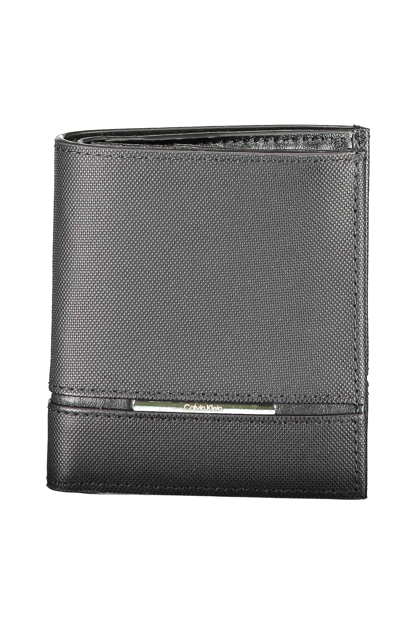 Calvin Klein Black Leather Men Wallet - Ora And Co.